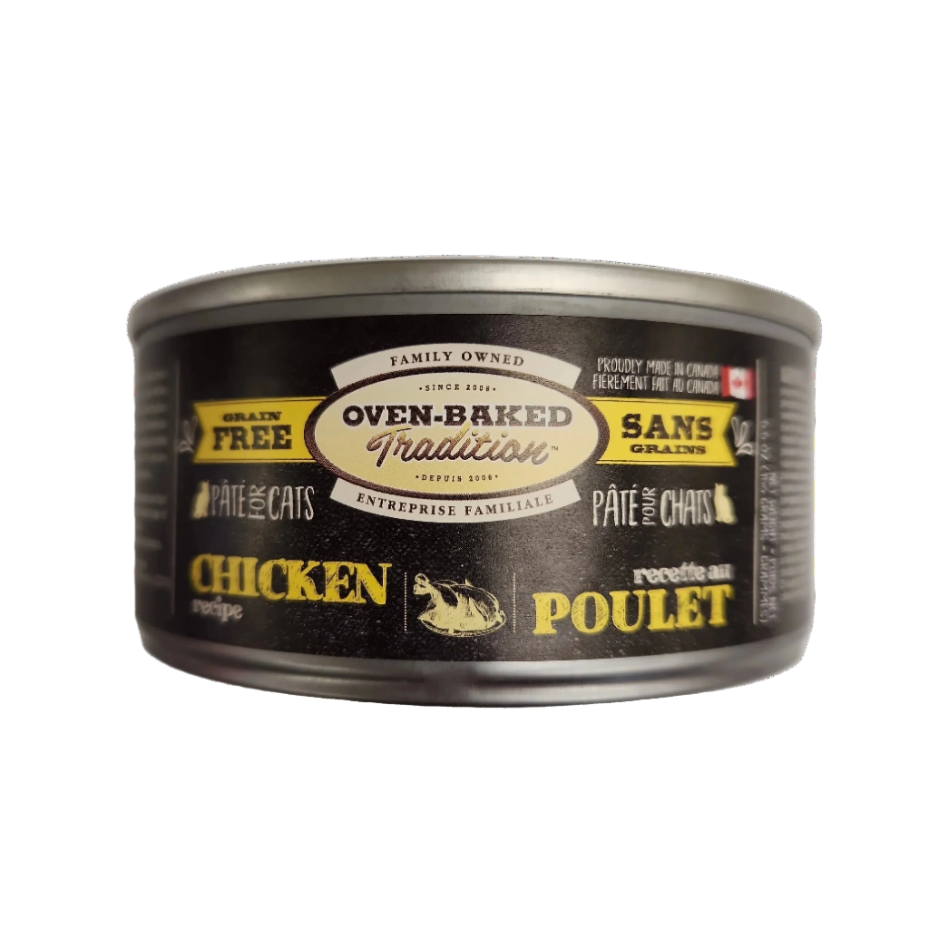 Recette de poulet au four Nourriture pour chats en conserve 5,4 oz