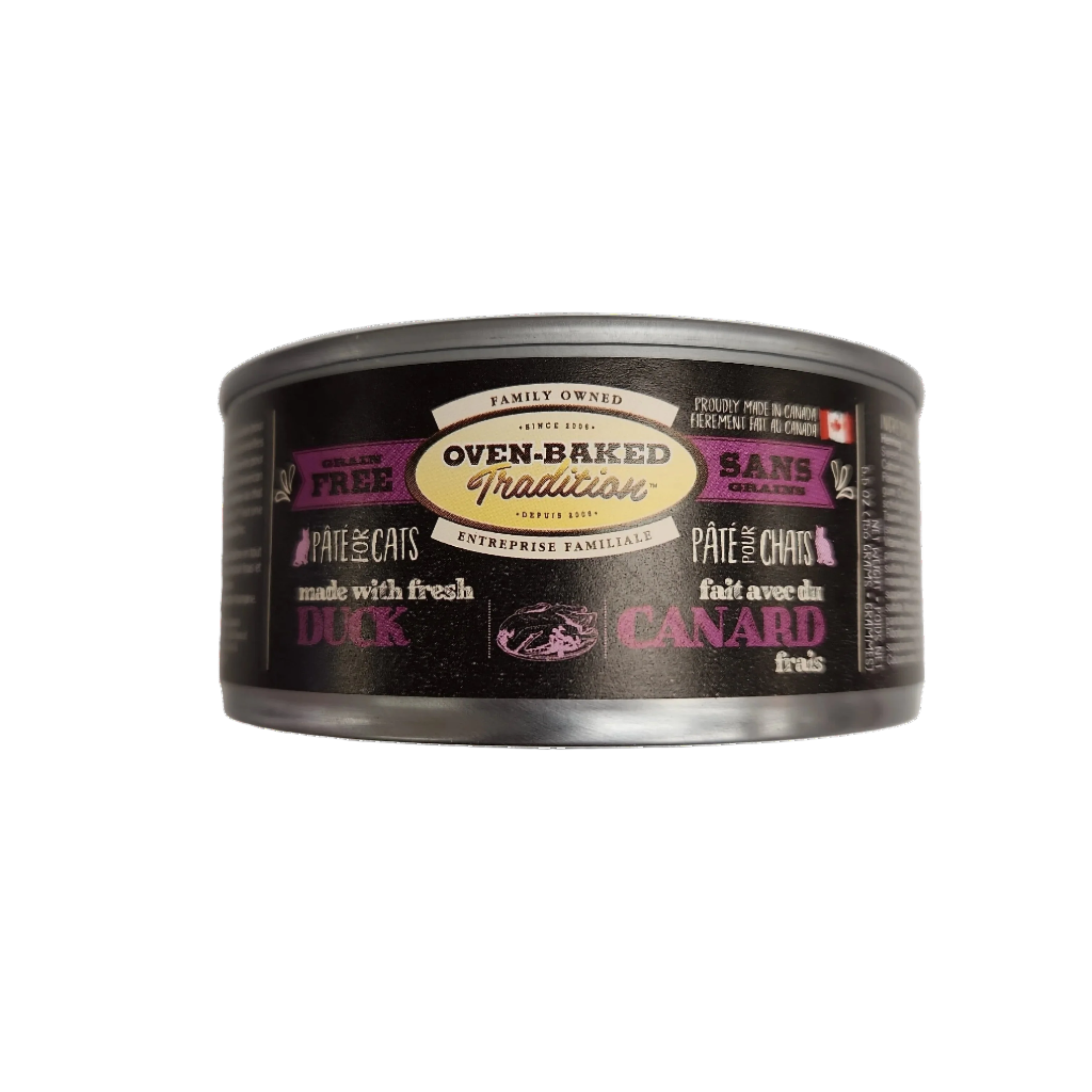 Recette de canard au four - Nourriture en conserve pour chats 5,5 oz