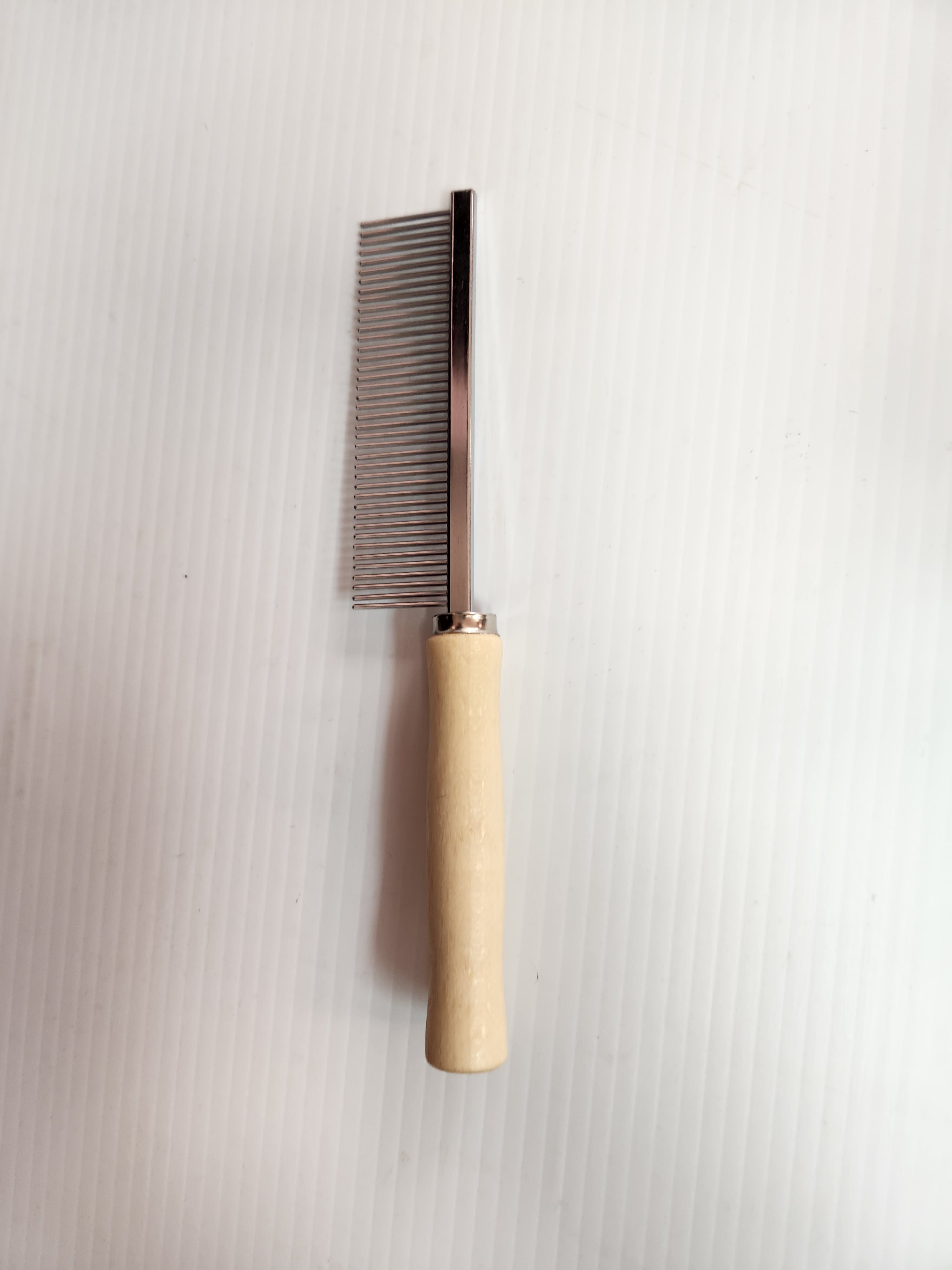 Grooming Comb with Wooden Handle for both Dog Cats Little Stinkers