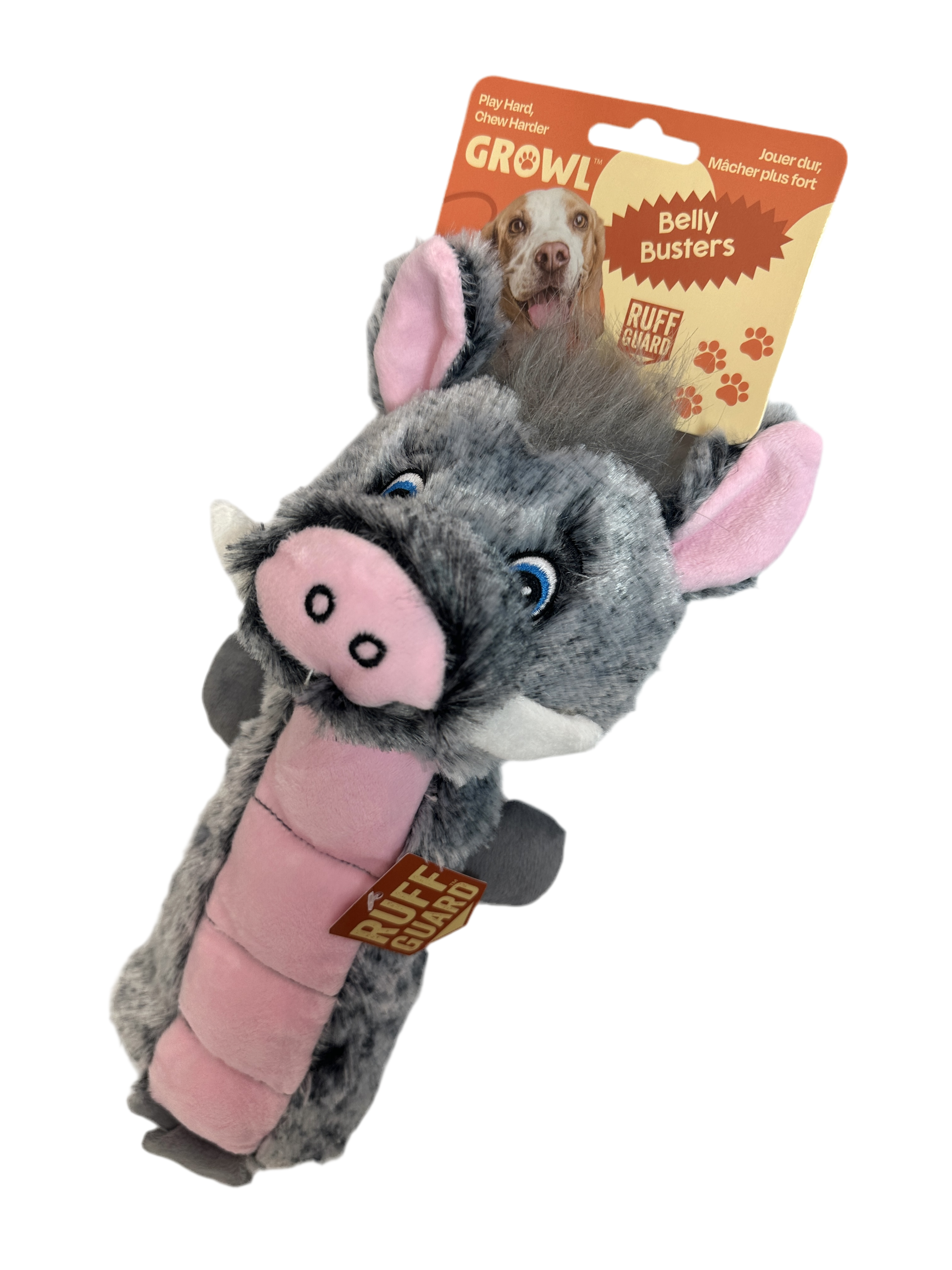 GROWL RUFF GUARD Belly Busters Dog Toys