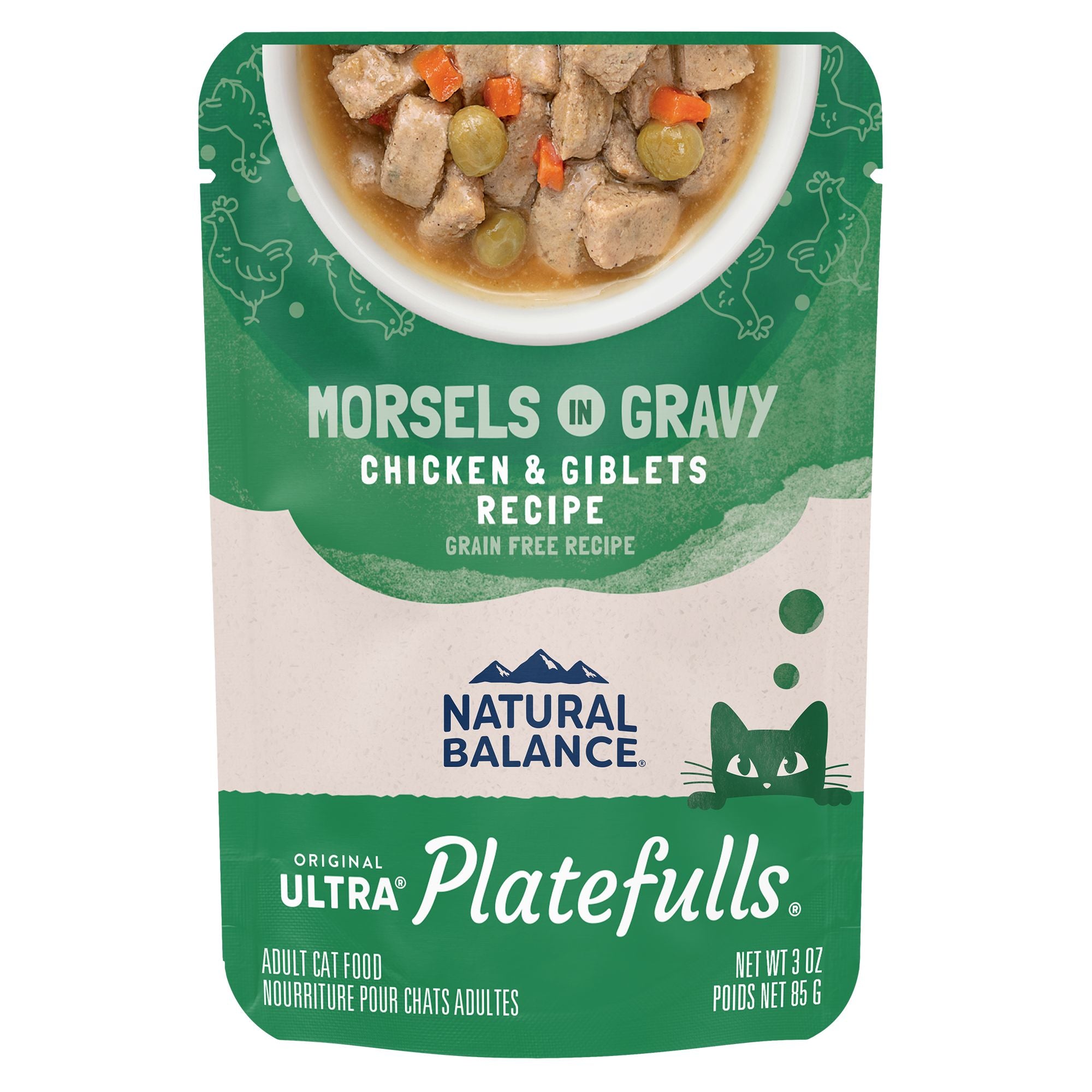 Formule au poulet et aux abats Natural Balance Platefulls® en sauce