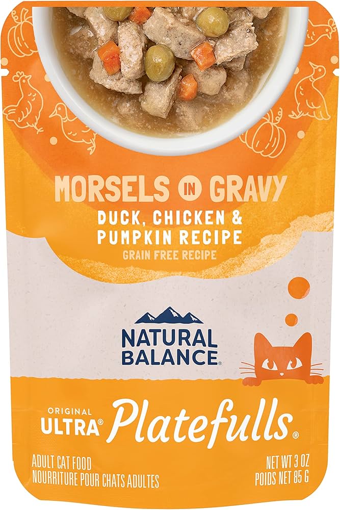 Natural Balance Platefulls® Indoor Duck, Chicken & Pumpkin Formula in Gravy