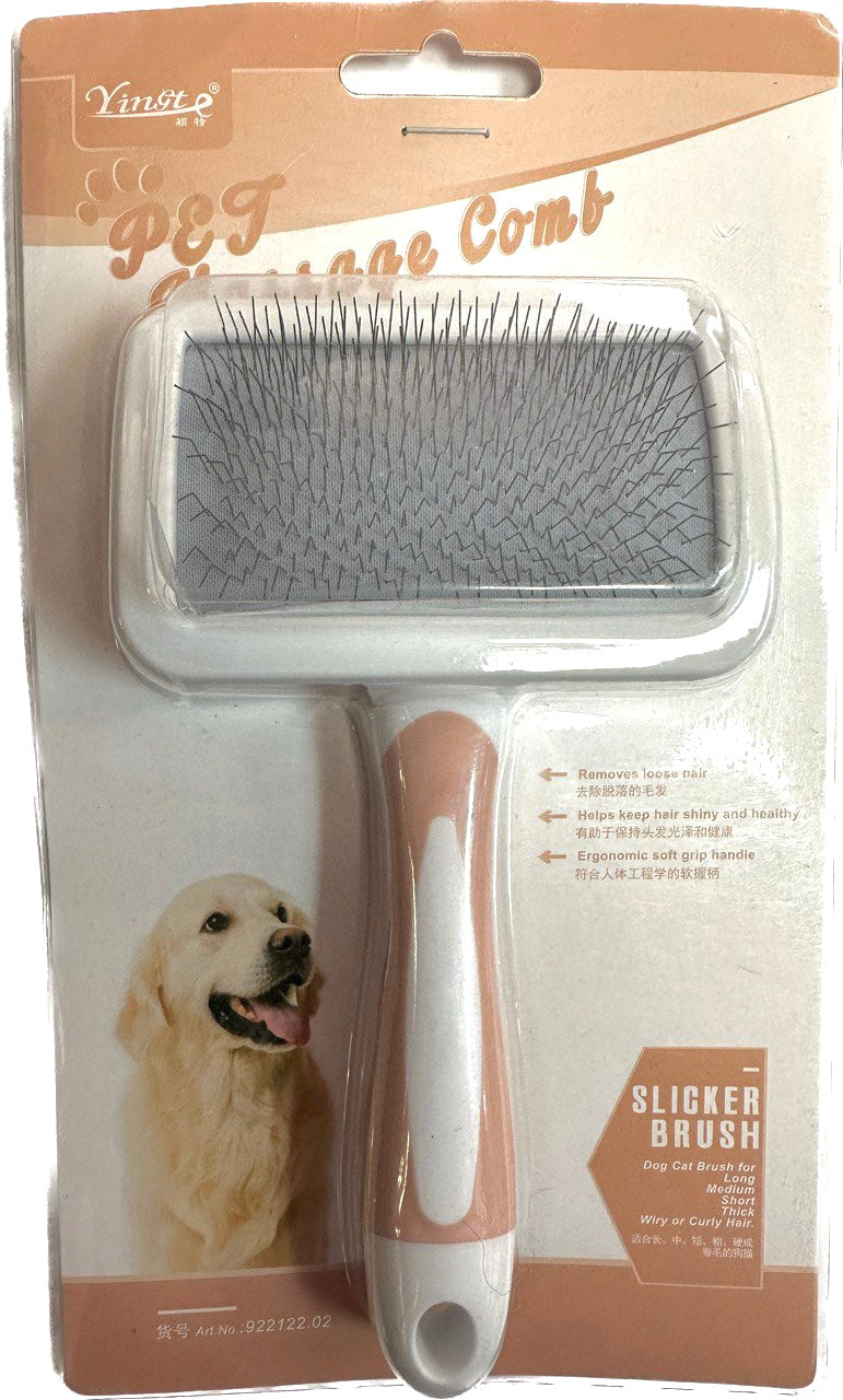 Peigne de massage pour animaux de compagnie/brosse lisse