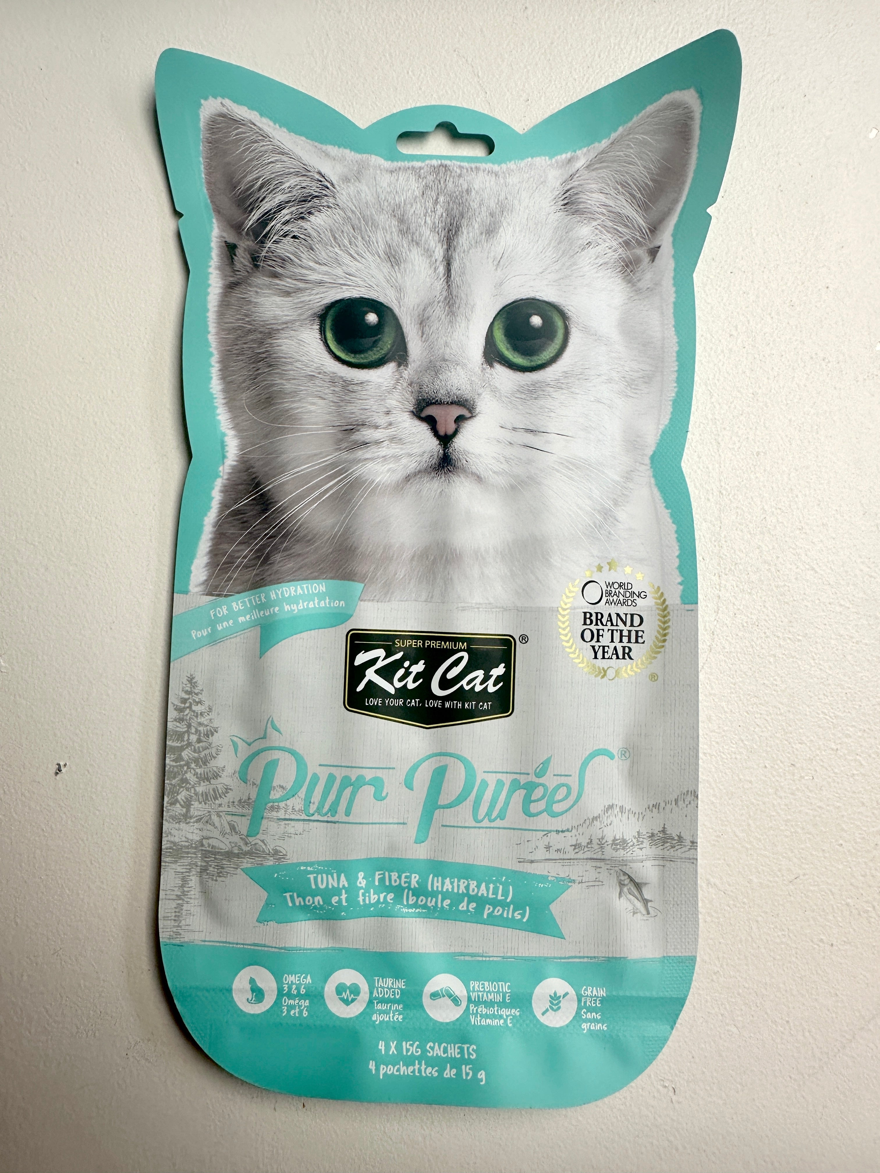 Kit Cat Pur Purèe 4 pack, 15g
