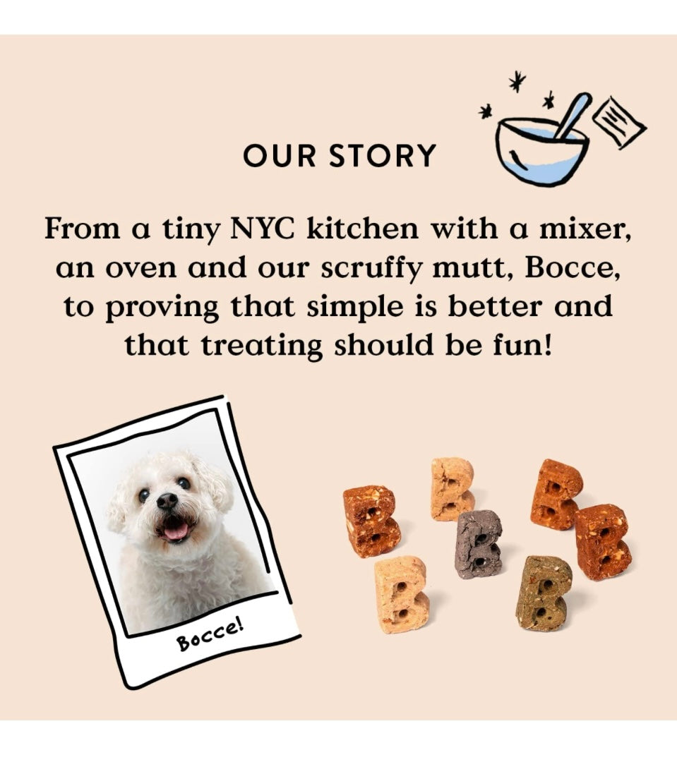 Barres dentaires sans blé Bocce's Brushy Sticks, taille moyenne