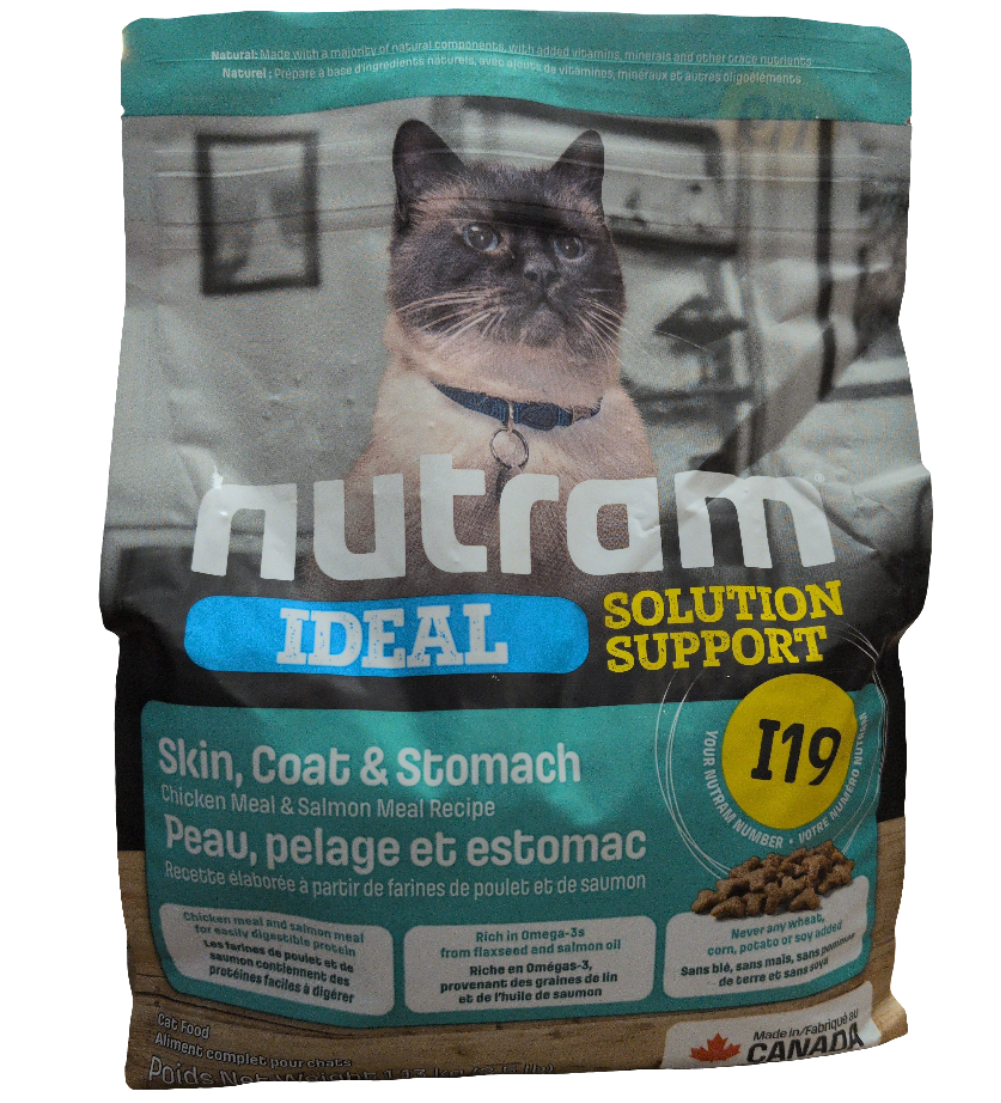 Nutram Skin Coat & Stomach Cat Food I19 2kg