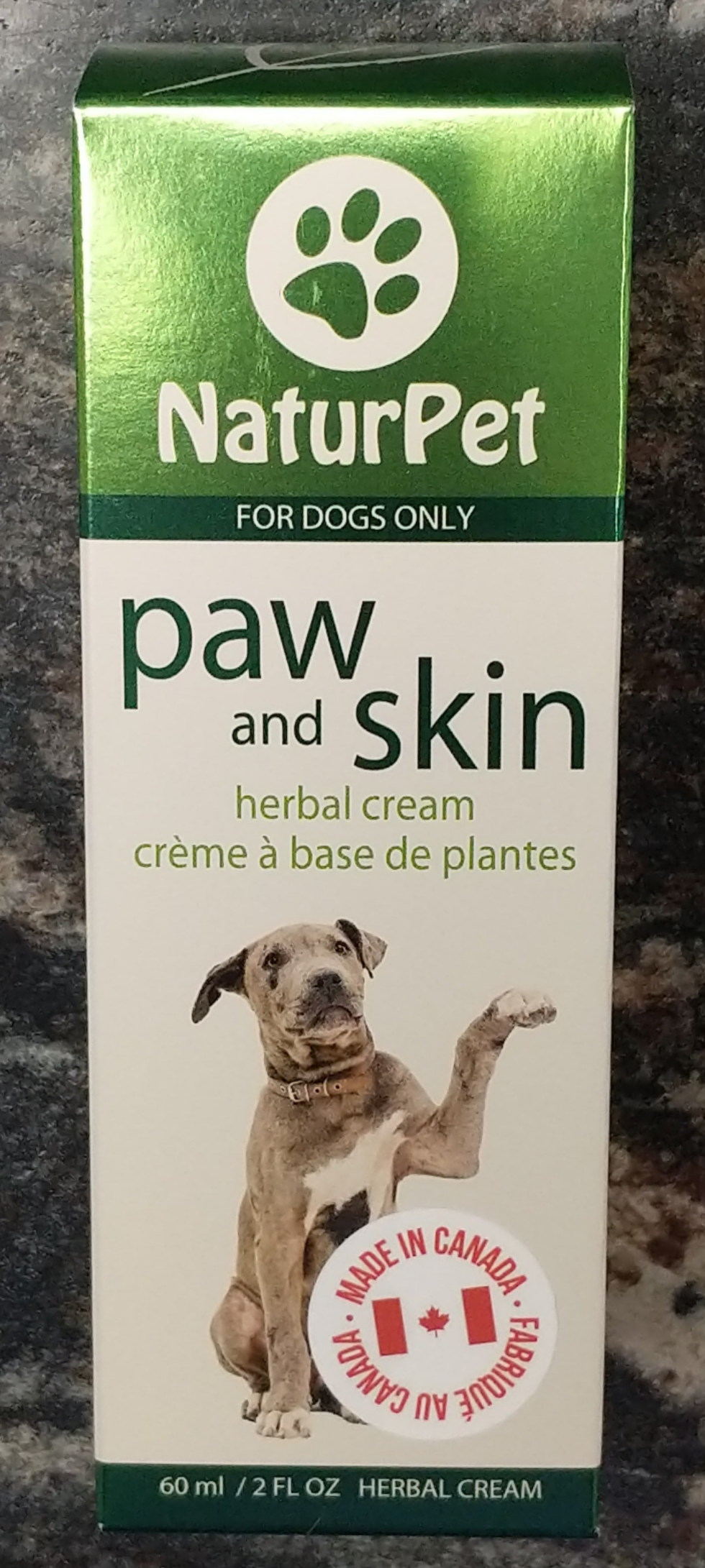 NaturPet Paw & Skin Herbal Cream for Dogs, 60ml