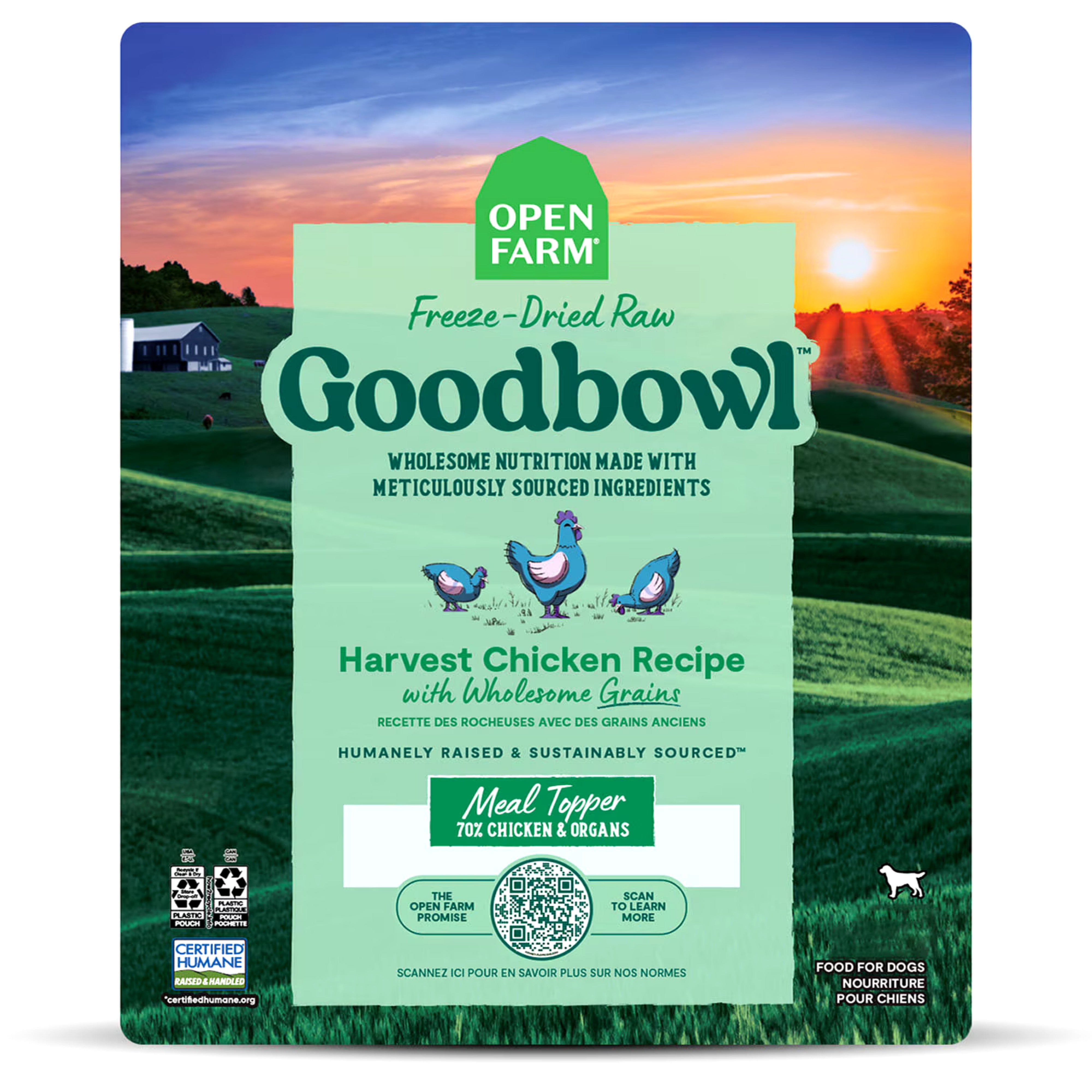 Open Farm Goodbowl™ Freeze Dried Raw Topper