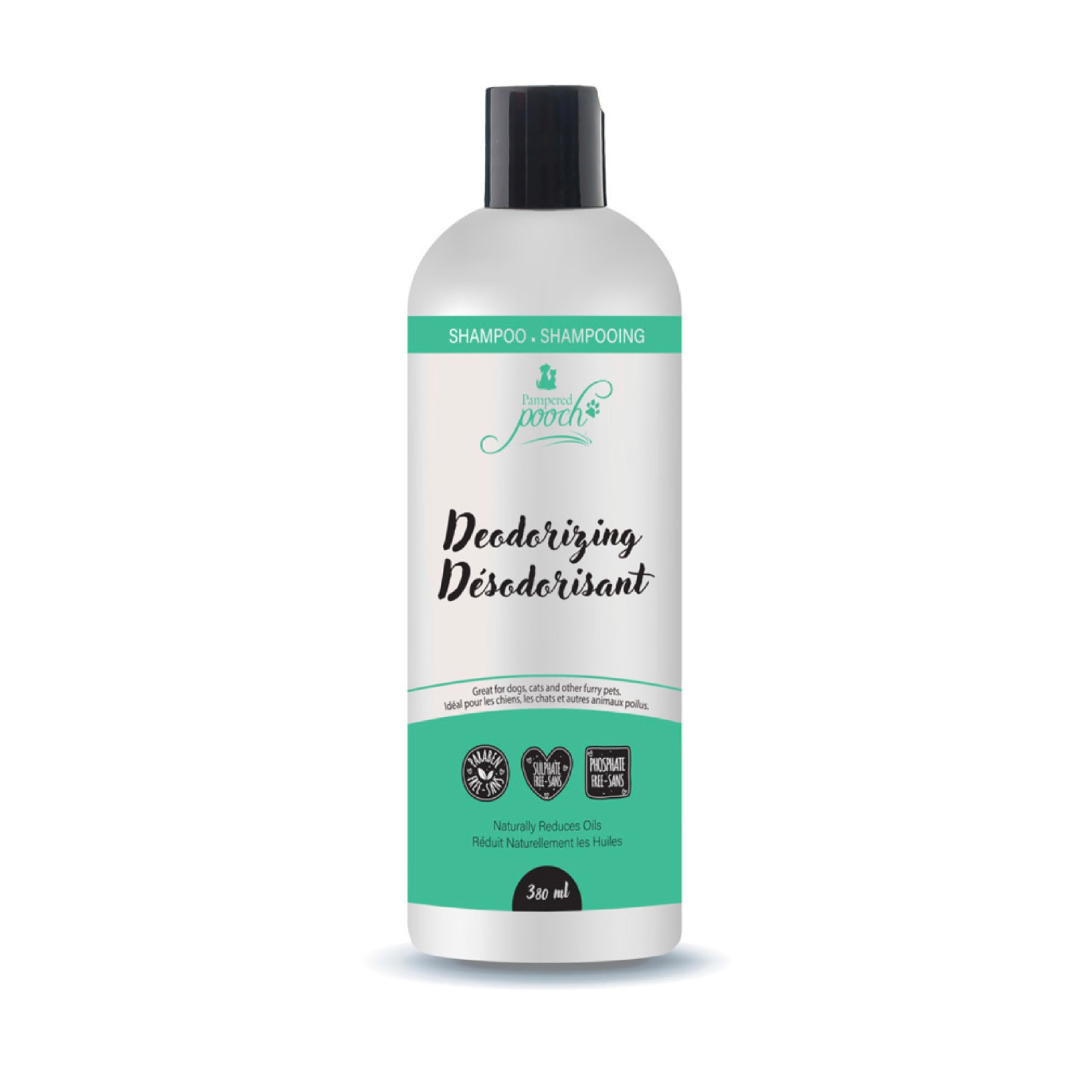Pampered Pooch Shampooing Désodorisant Chien & Chat 400mL