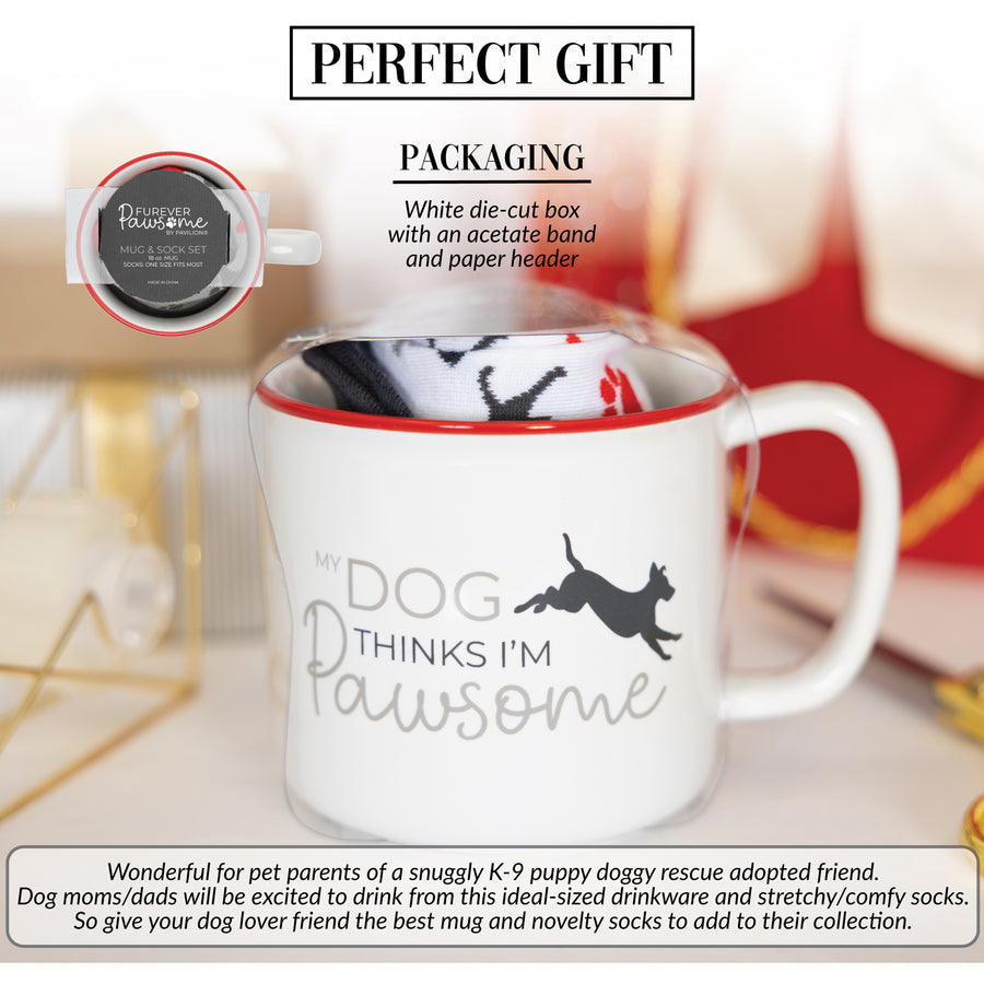 Pavilion- My Dog 18oz Mug & Crew Socks