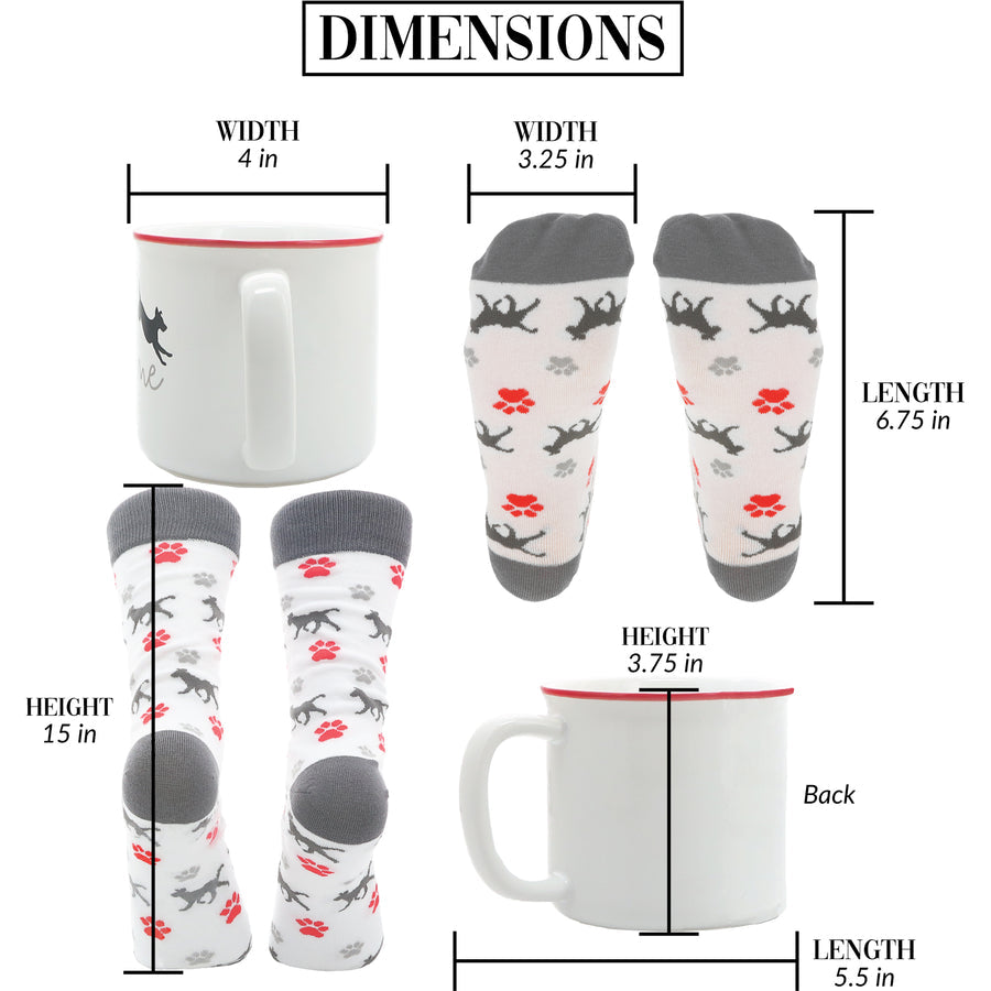 Pavilion- My Dog 18oz Mug & Crew Socks