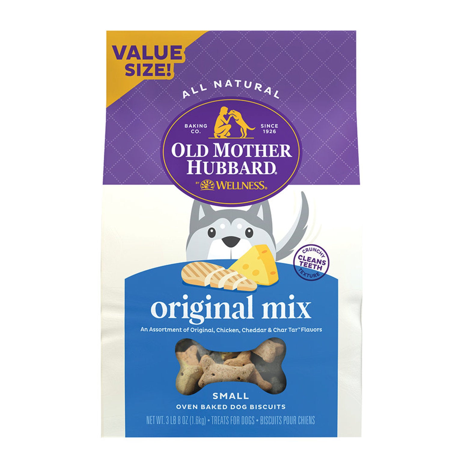 Biscuits pour chiens cuits au four Wellness Old Mother Hubbard (567 g)