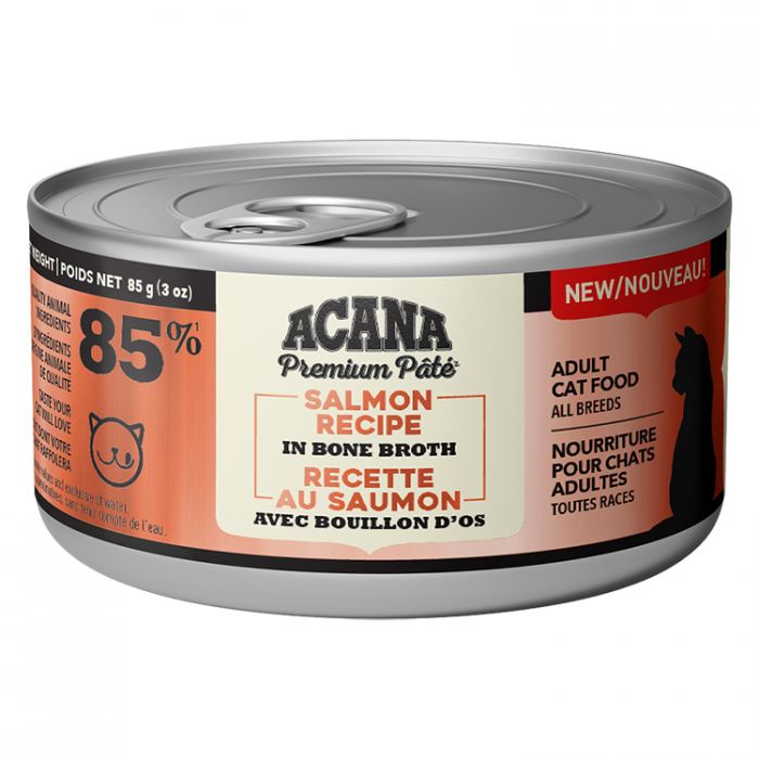 ACANA Premium Pâté, Chunks in Broth, Salmon & Chicken, 5.5oz can