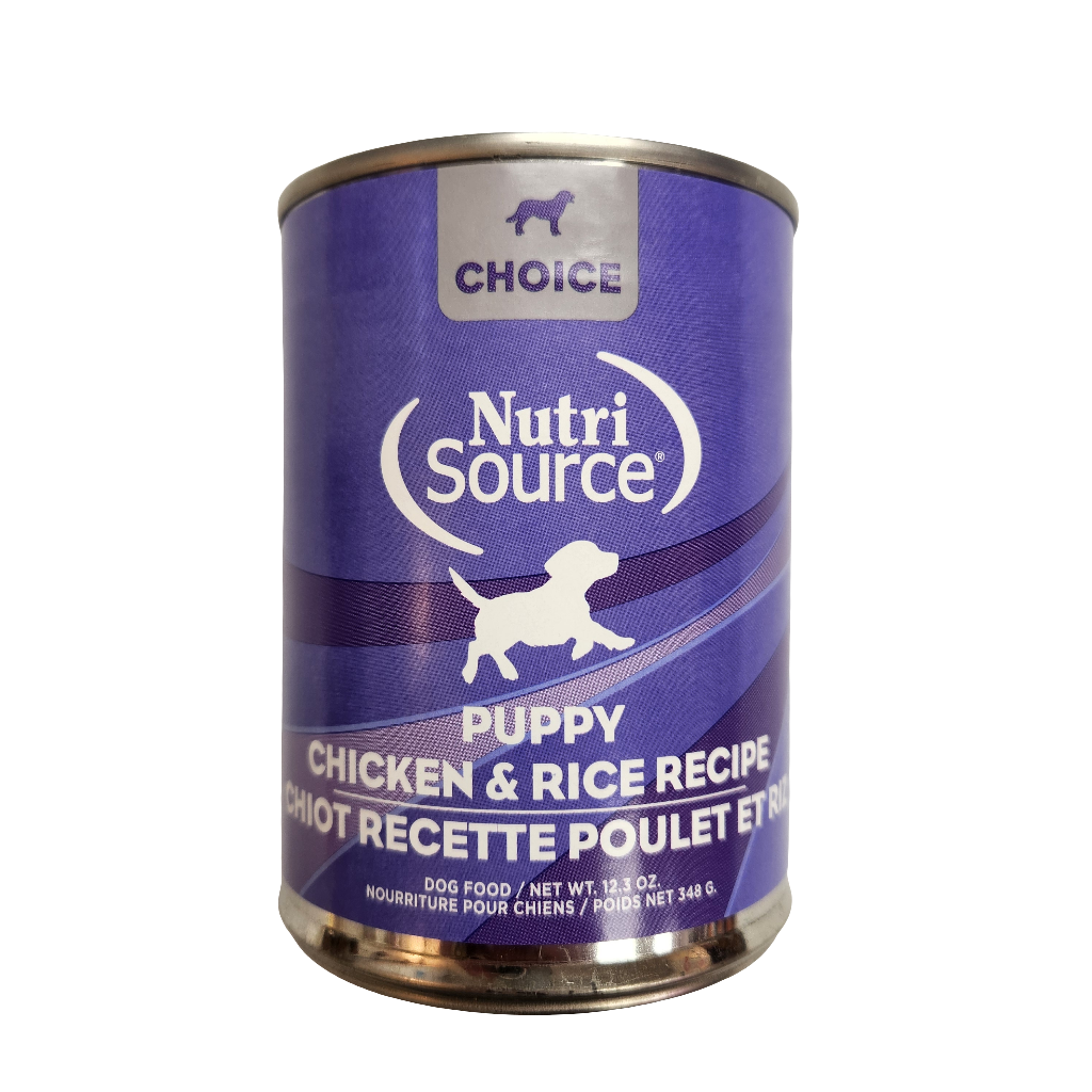 NutriSource Choice Puppy Chicken And Rice Recipe 12.3oz