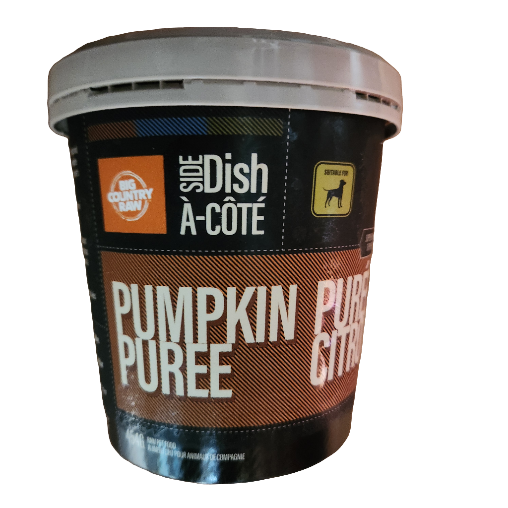 Big Country Raw Frozen Pumpkin Puree 1lb