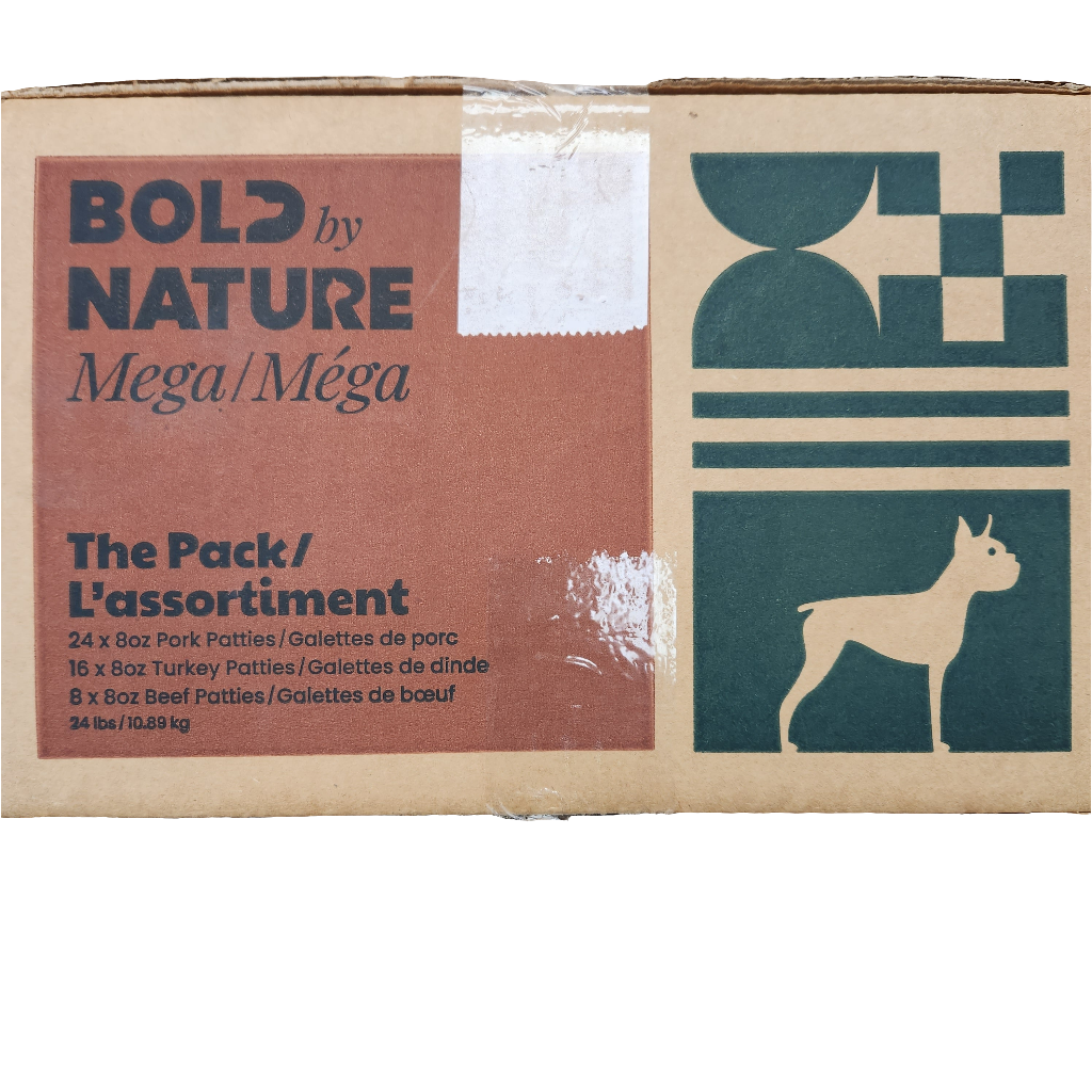 Mega Dog/Non Chicken Variety Box 24lb Frozen Raw