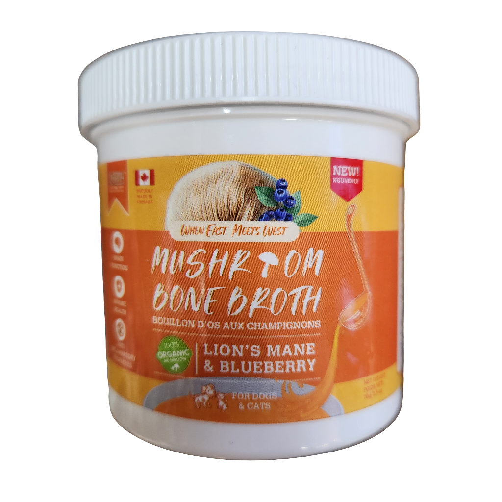 Charmy Mushroom Bone Broth Beef, Lions Mane & Blueberry for Dogs & Cats 2.5oz