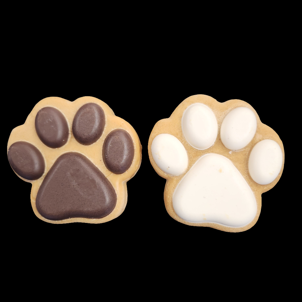 Claudia's Peanut Butter Large Paw Prints 3"