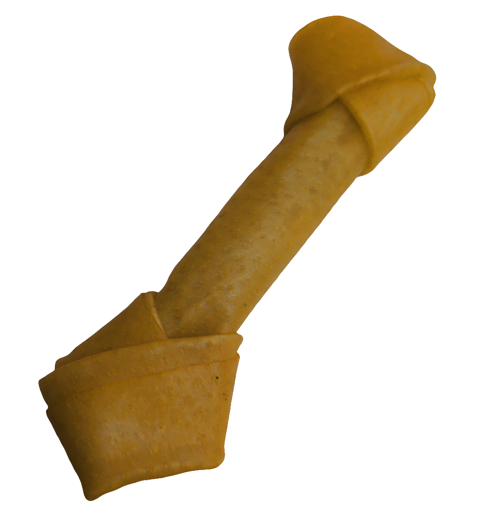 Rollover Porkhide Knotted Bones, 5"