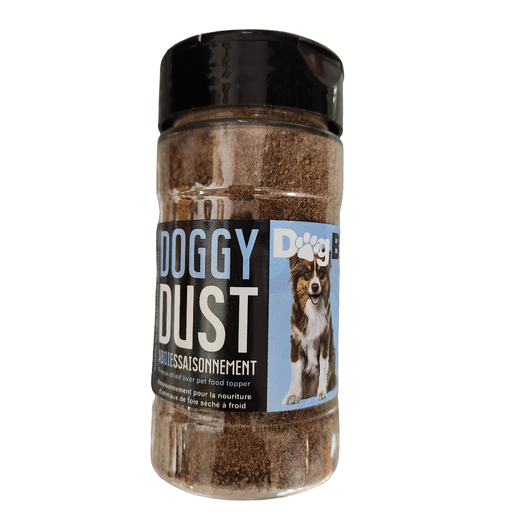 Dog Bites Doggie Dust 100% Natural Freeze Dried Beef Liver Sprinkle 80g