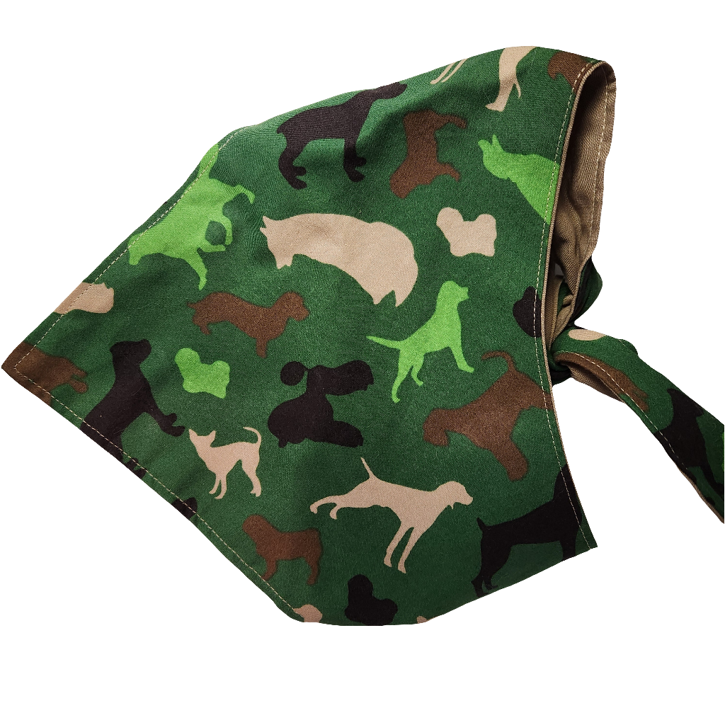 Double Sided Medium 16-18" Bandanas Hand Crafted for a Great Fit
