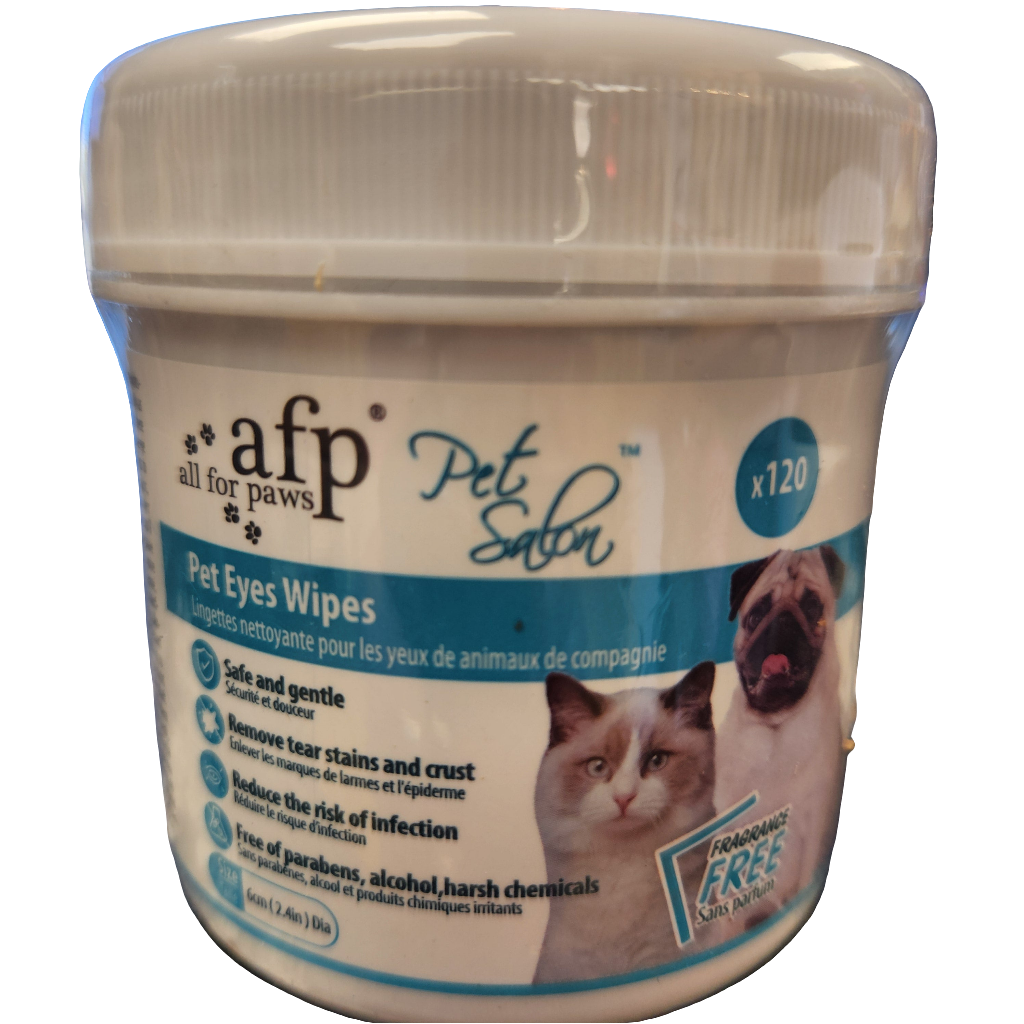 All For Paws Pet Eye Wipe Pads, 120 pack