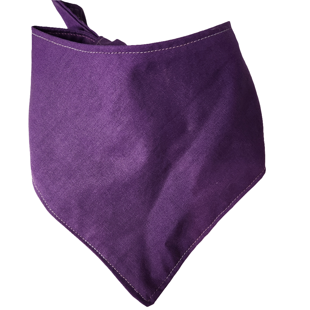 Double Side Small 12- 14" Bandana Hand Crafted For a Great Fit