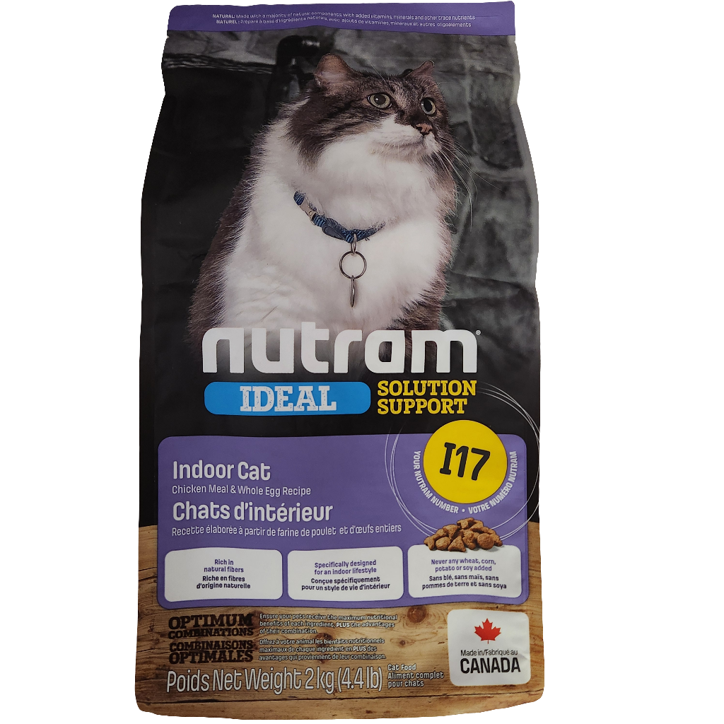 Nutram Ideal Solution Indoor Cat Food I17