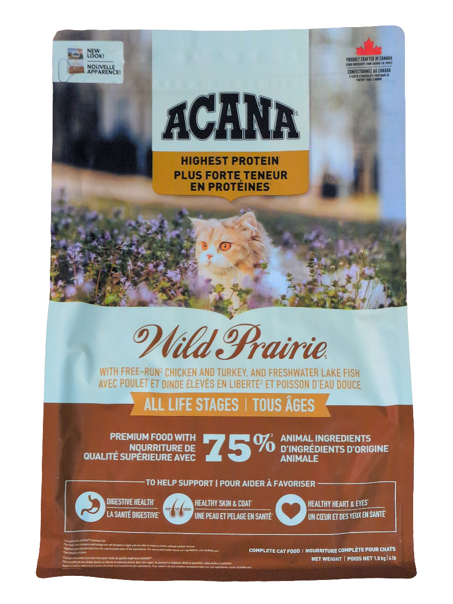 ACANA Cat, Wild Prairie, All Life Stages, 1.8kg