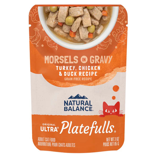 Natural Balance Platefulls® Turkey, Chicken & Duck Formula in Gravy