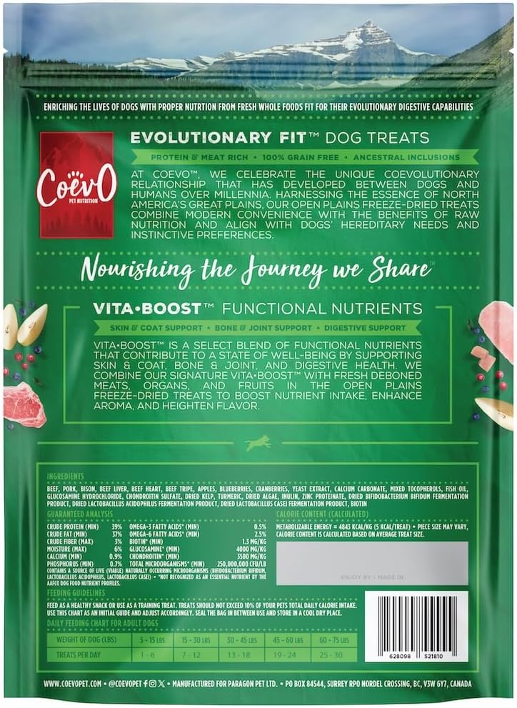 COEVO Freeze-Dried Raw Dog Treats