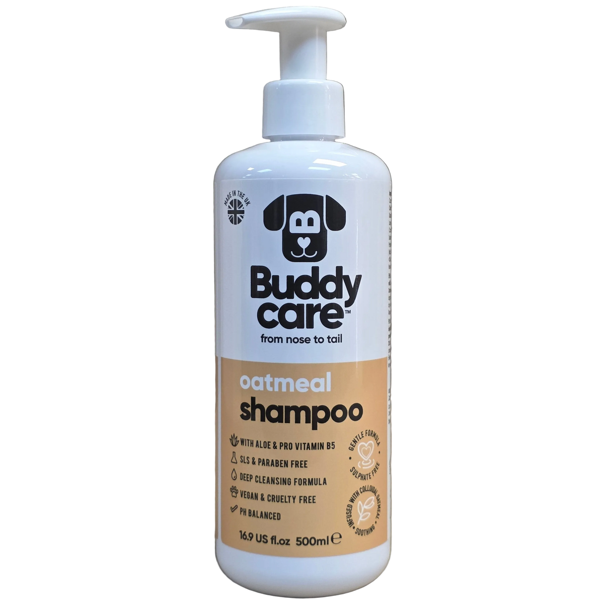 Buddy Care Oatmeal Shampoo for Dogs, 500ml