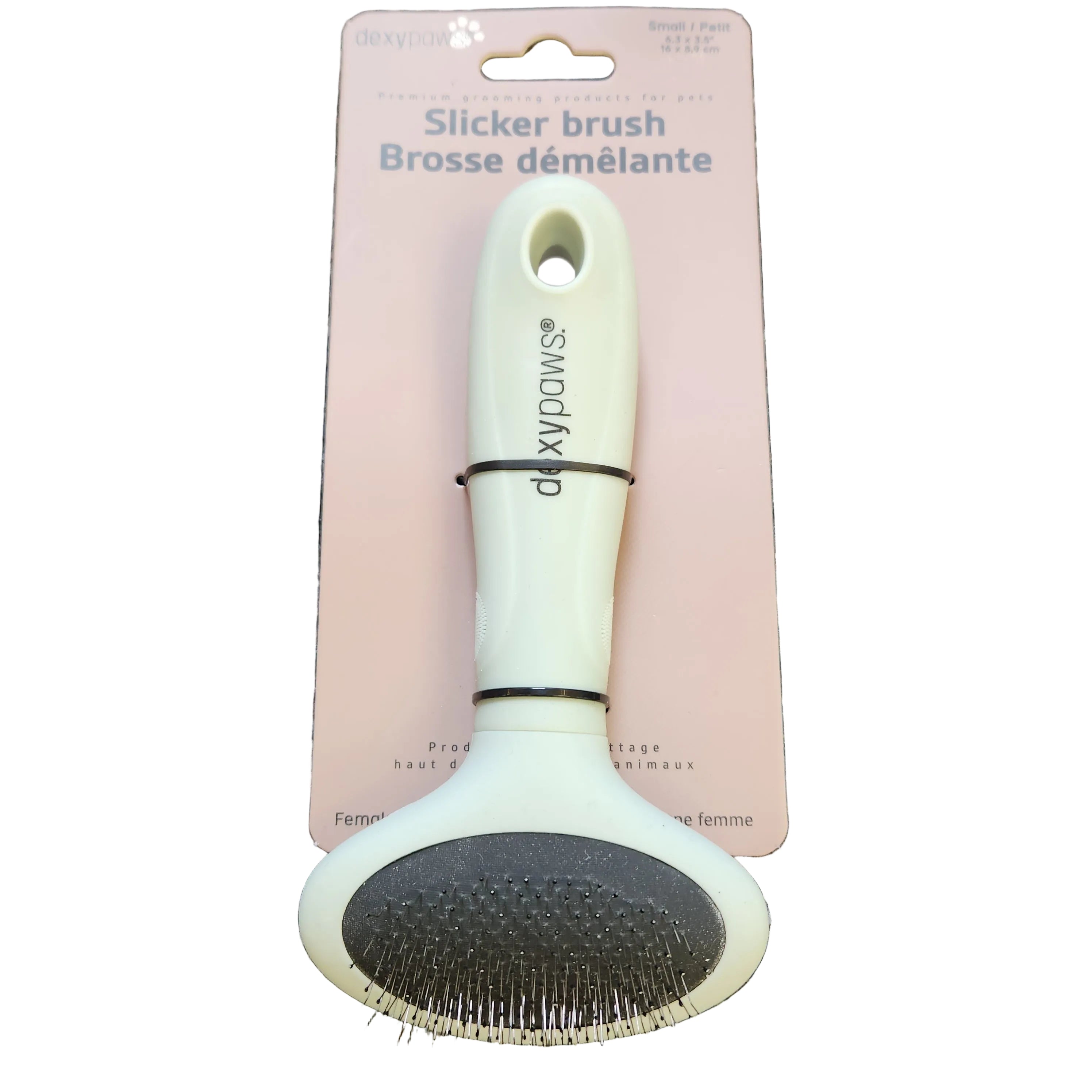 Dexypaws Slicker Brush for Pets Small 6.3x3.5"