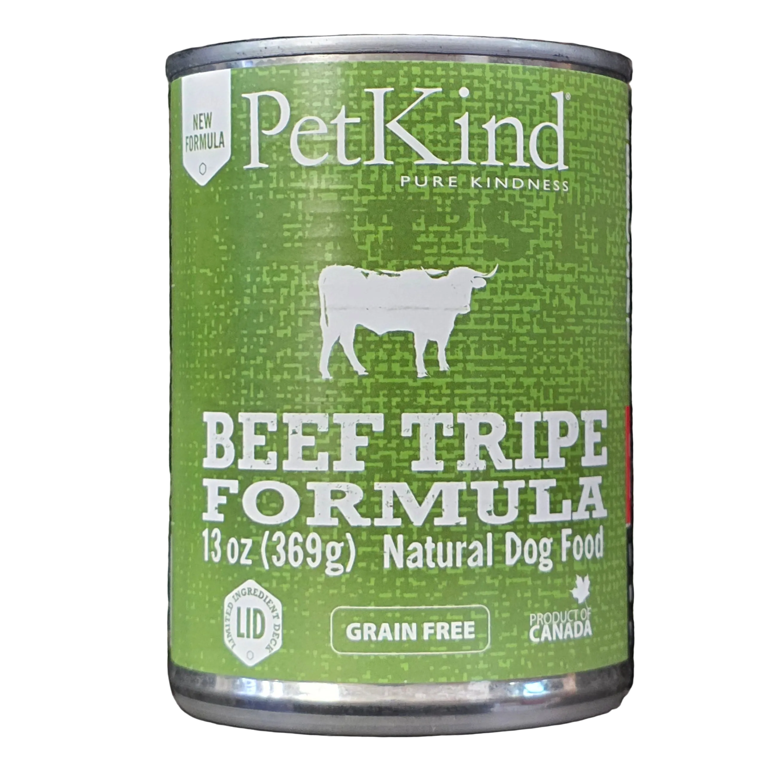 PetKind Natural Dog Food, Supplement, Topper, Grain-Free, Beef Tripe Formula, 13oz