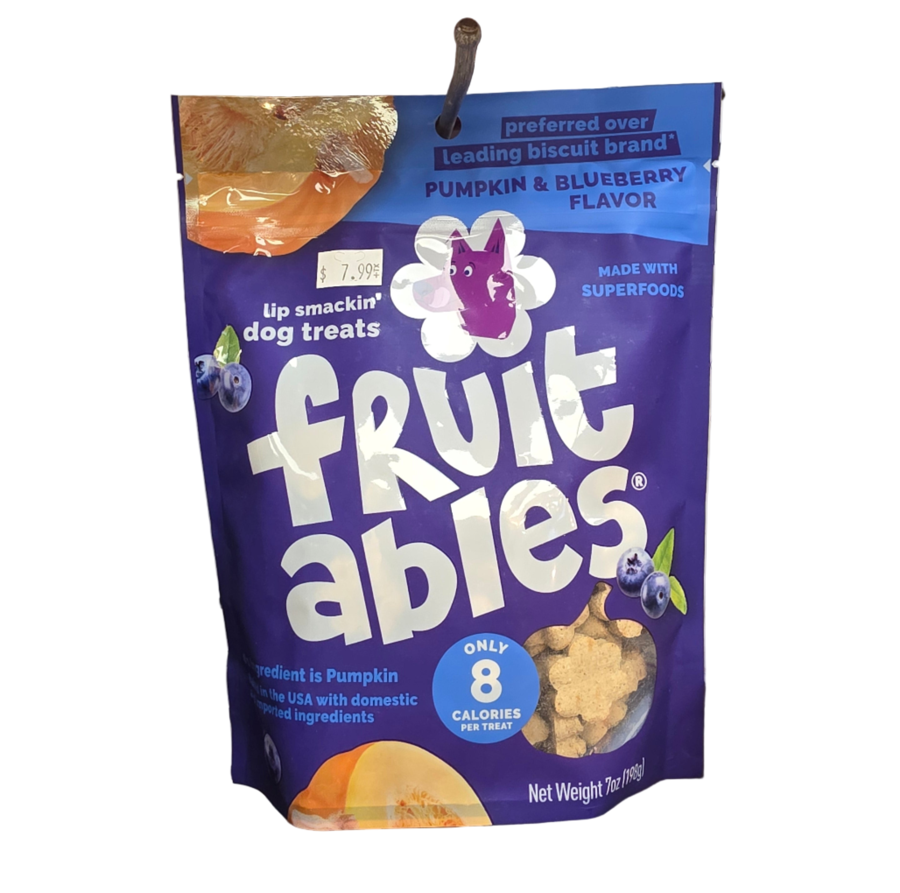 Gâteries Fruitables à la citrouille et aux bleuets (198 g)