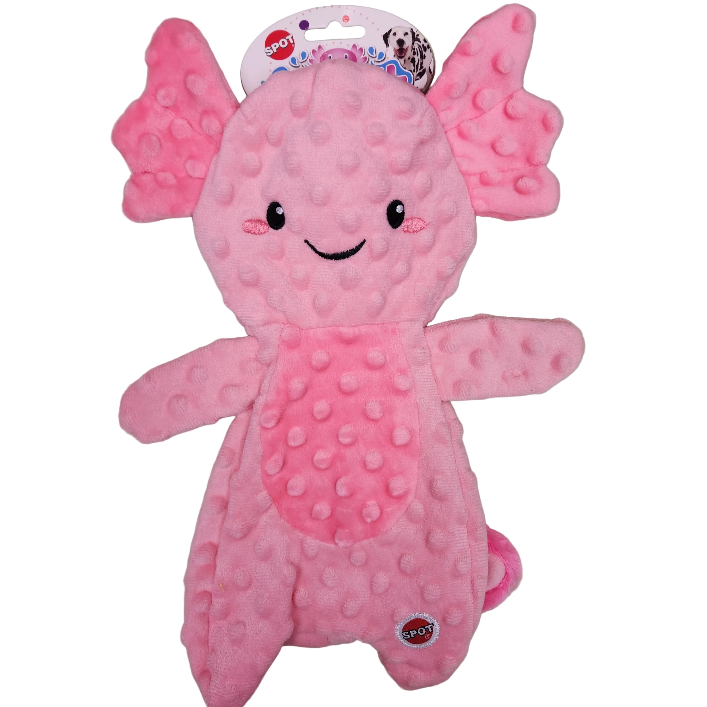 Spot Axolotl No Stuffing Dog Toy, Large, 13"