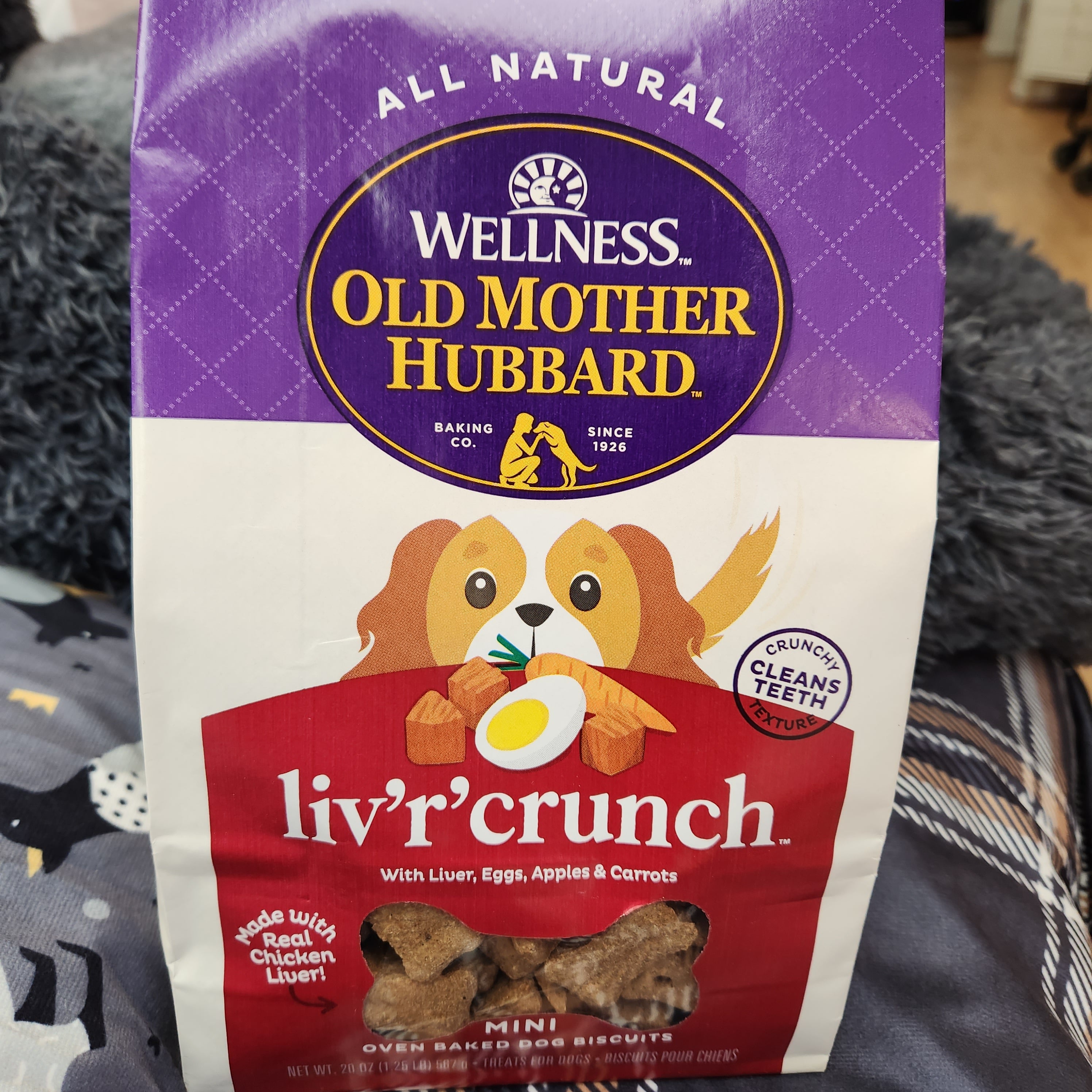 Biscuits pour chiens cuits au four Wellness Old Mother Hubbard (567 g)