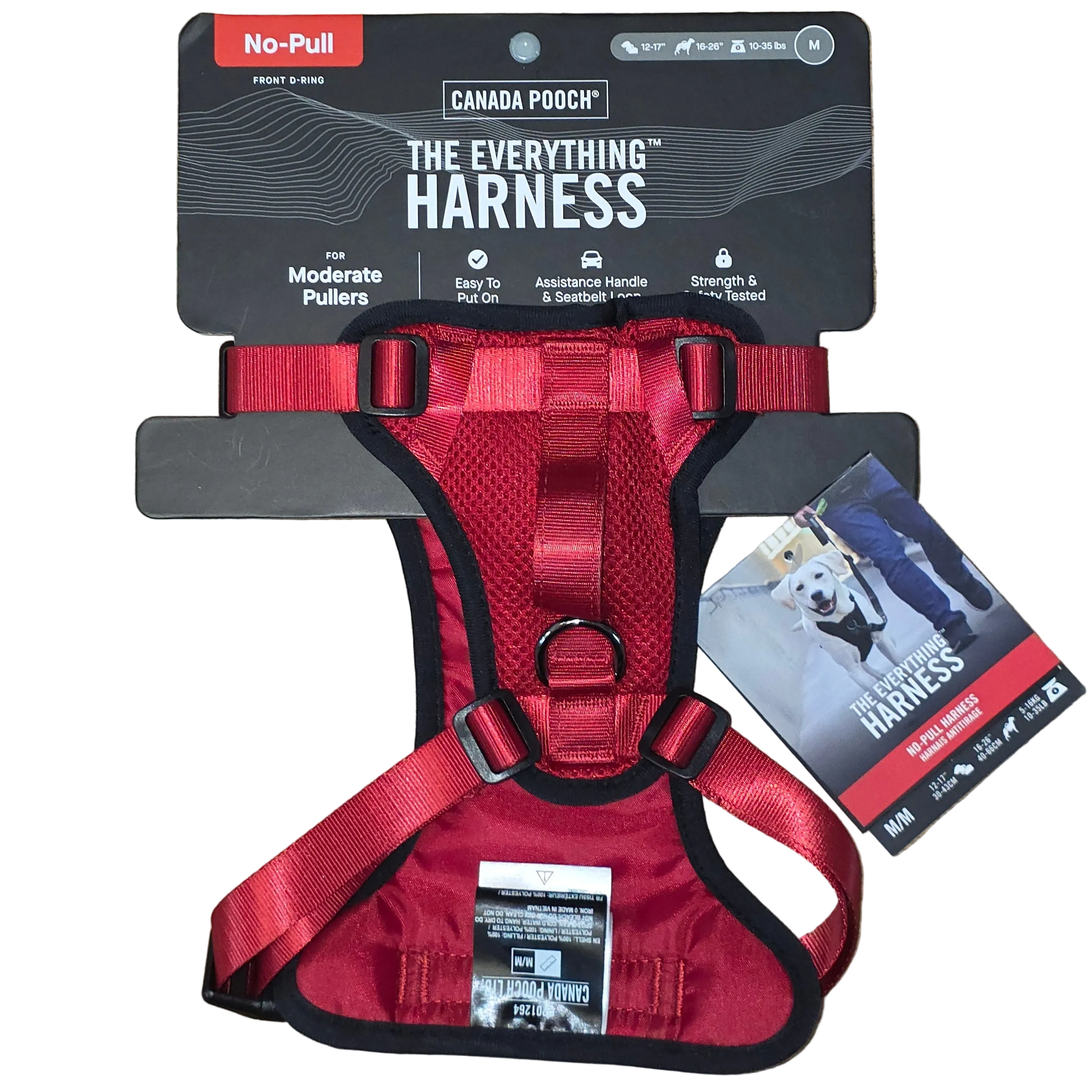Canada Pooch Everything Harness, Red/Black