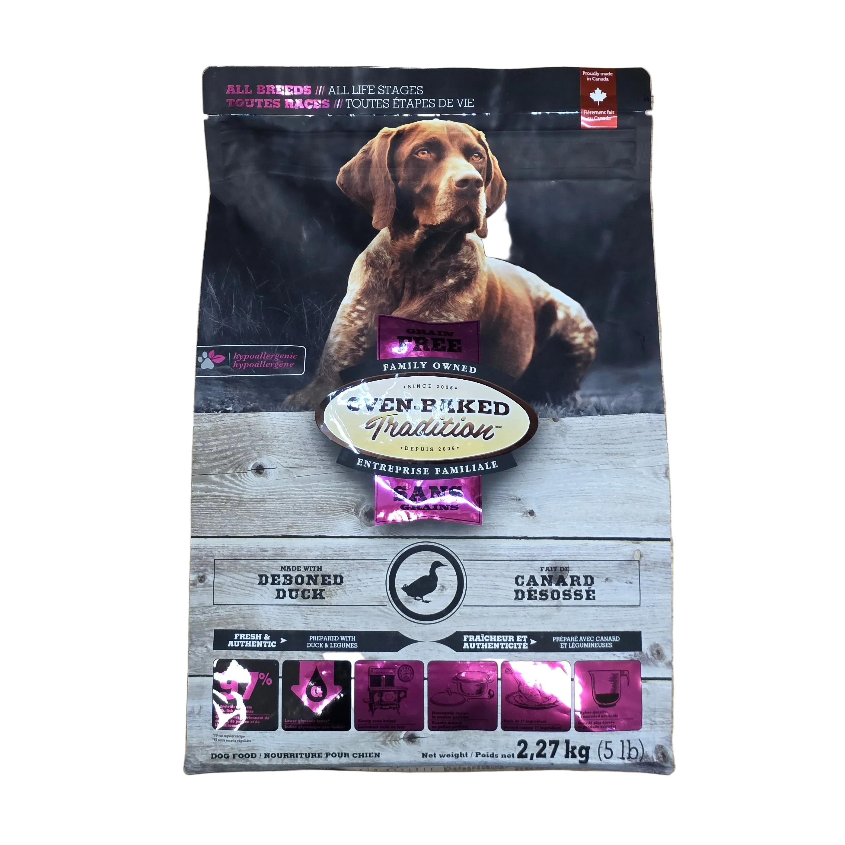 Oven-Baked Tradition, Grain-Free, All-Breeds, Deboned Duck