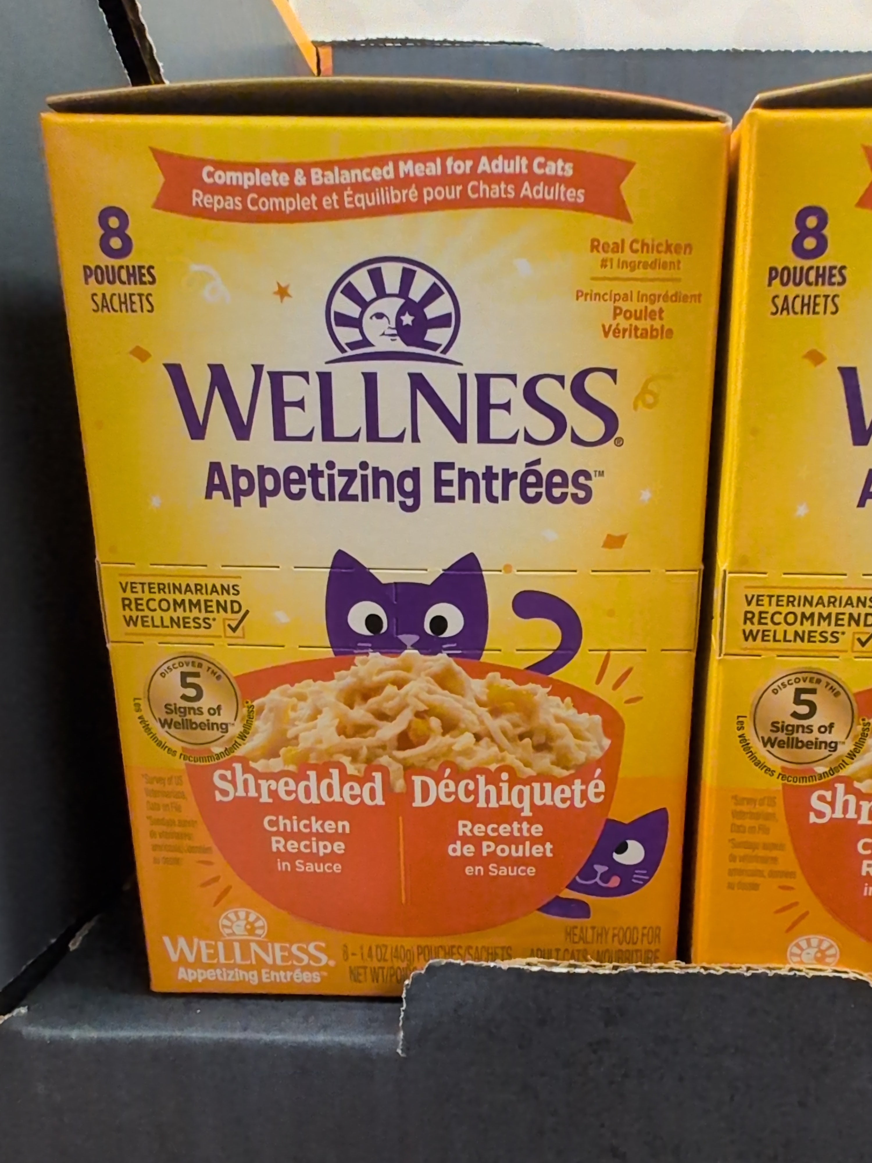 Wellness Appetizing Entrees, Adult Cat Food Pouches