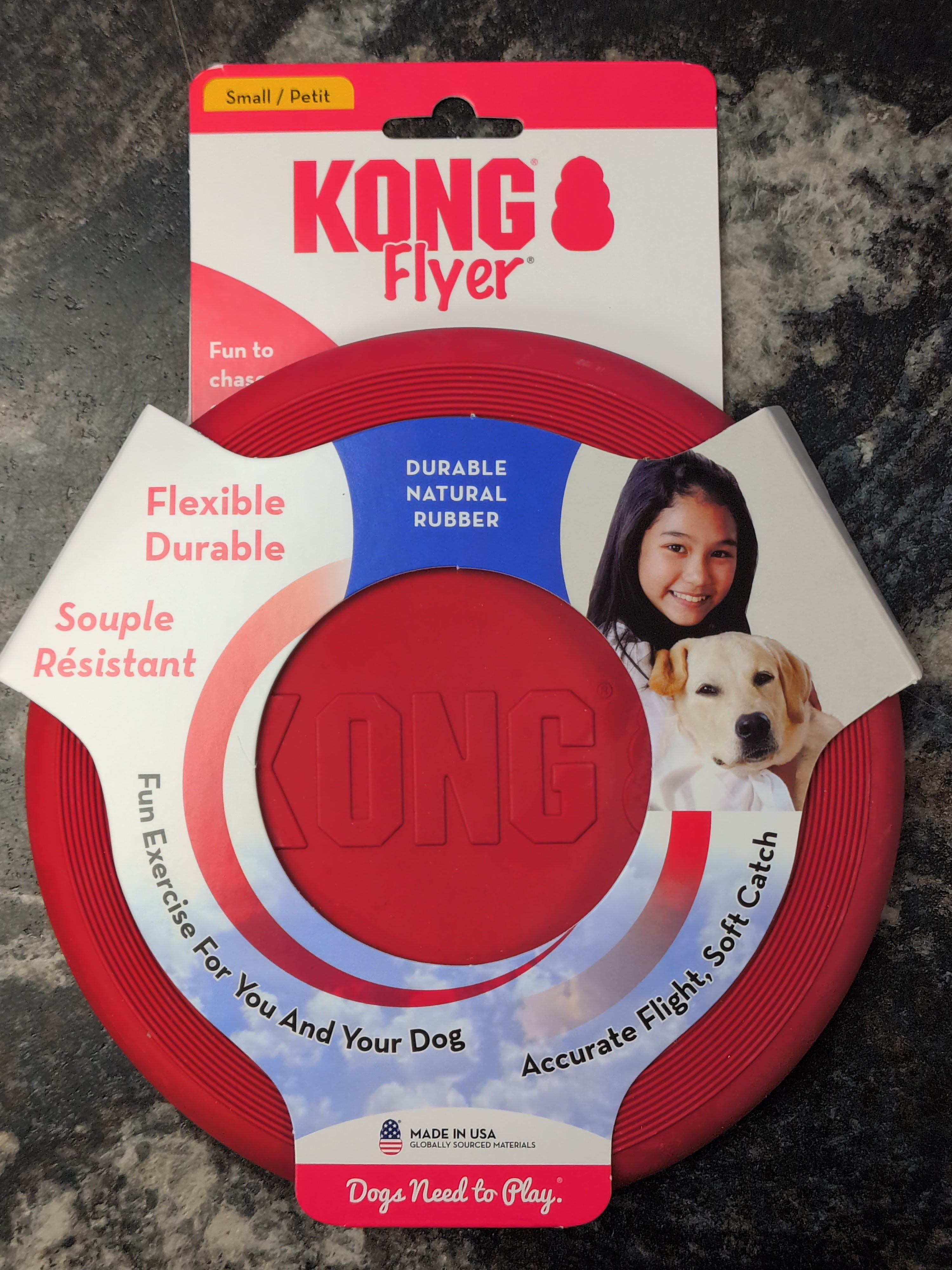 KONG Classic Flyer, grand