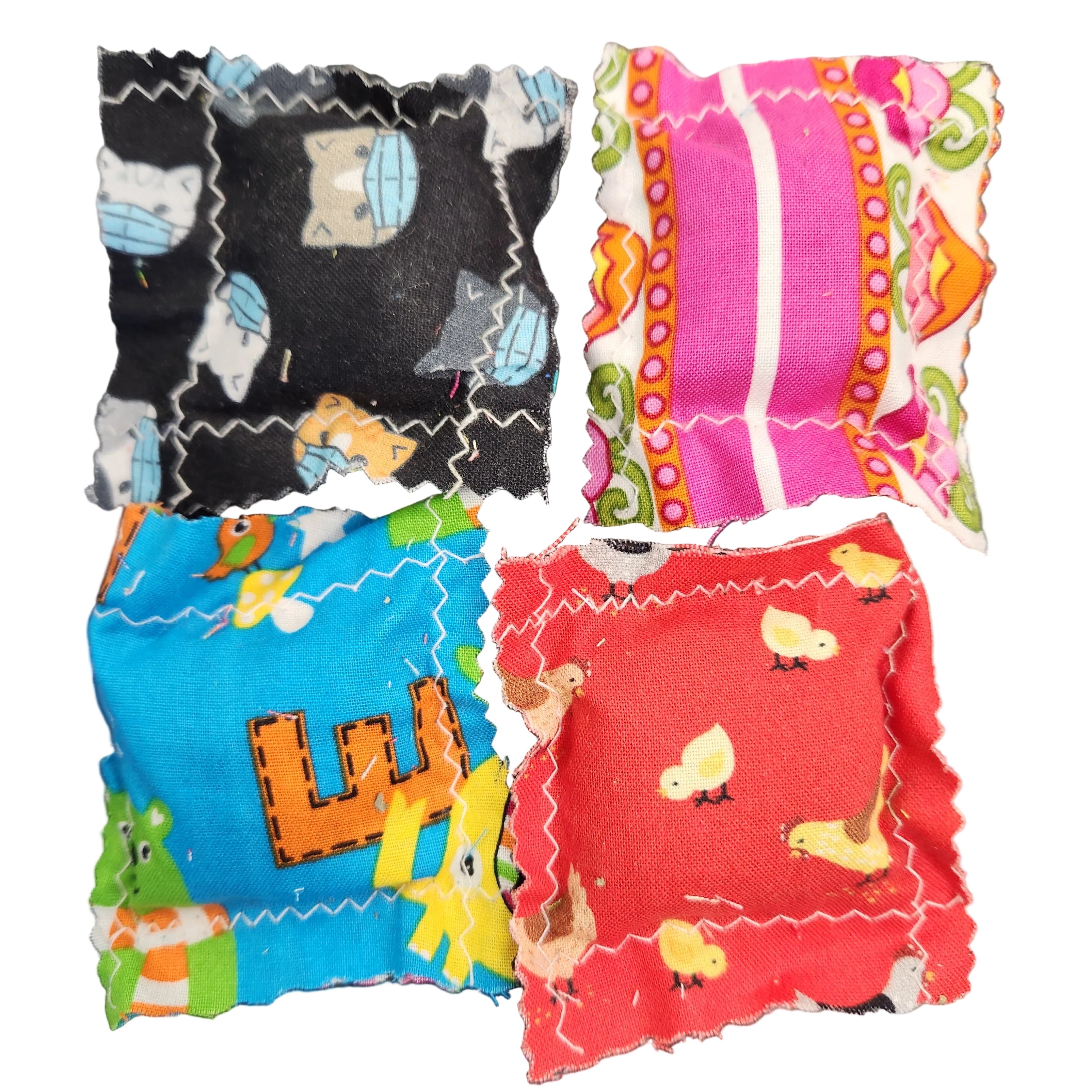 Organic Cat Nip Pillow Assorted patterns Locally Grown, Handmade.