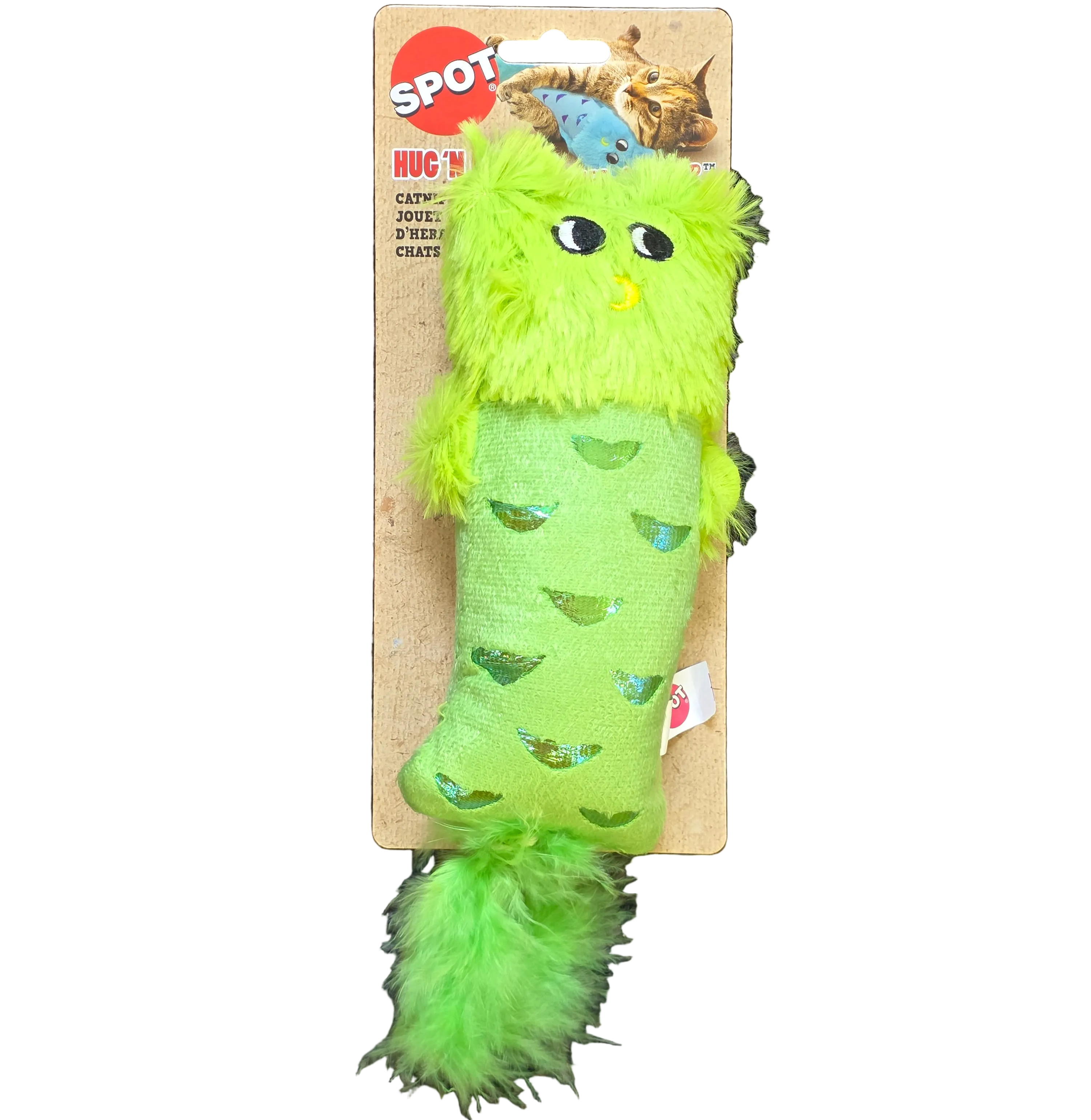 Spot Hug & Kick Glimmer Shimmer Catnip Toy 8'