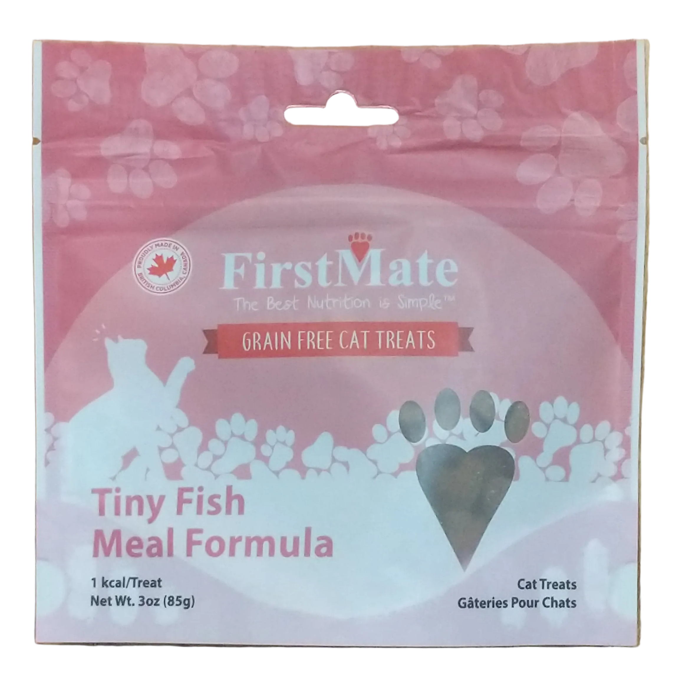FirstMate Grain Free, Tiny Fish Meal Formula, Cat Treats, 85g
