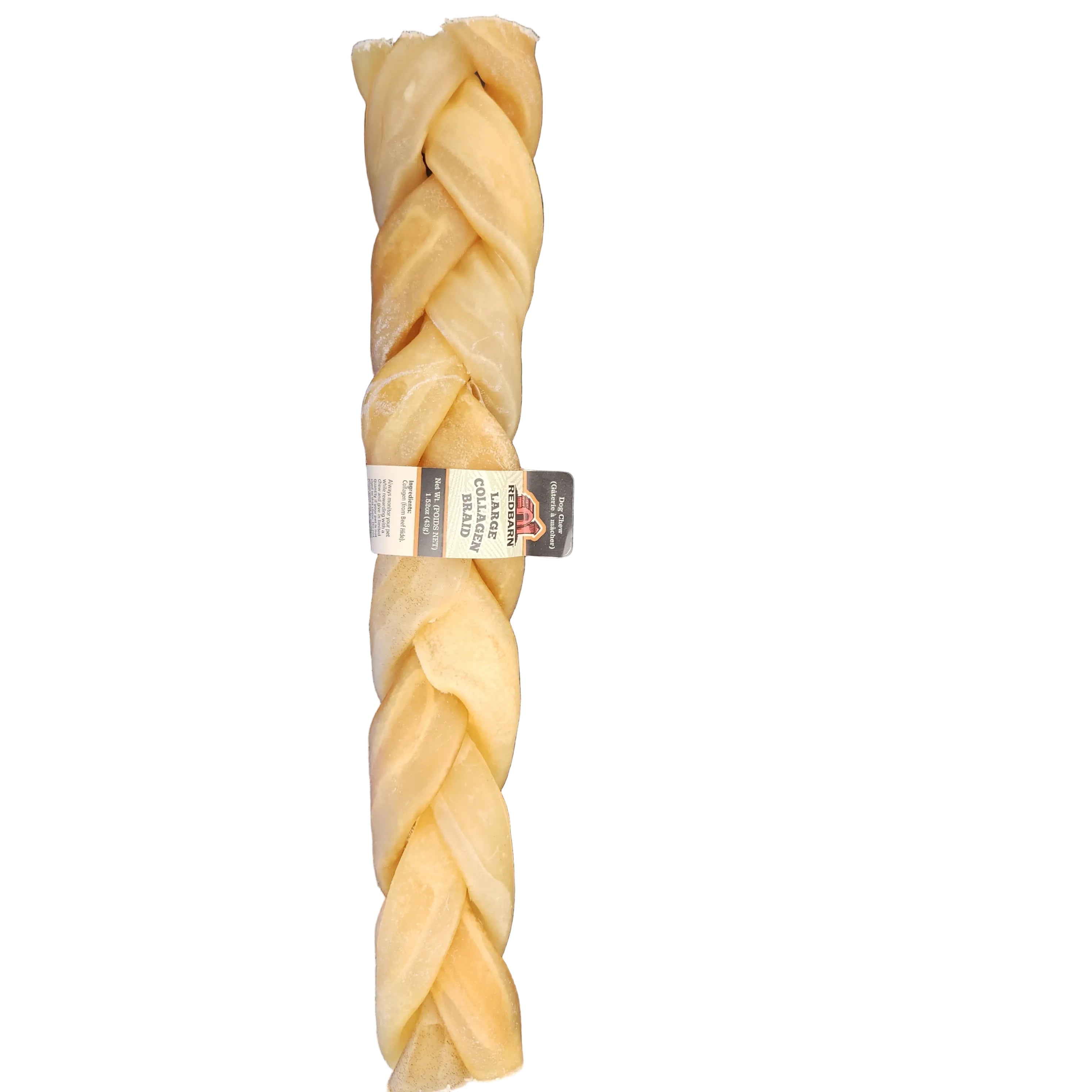 Redbarn Large Beef Collagen Braid 12"