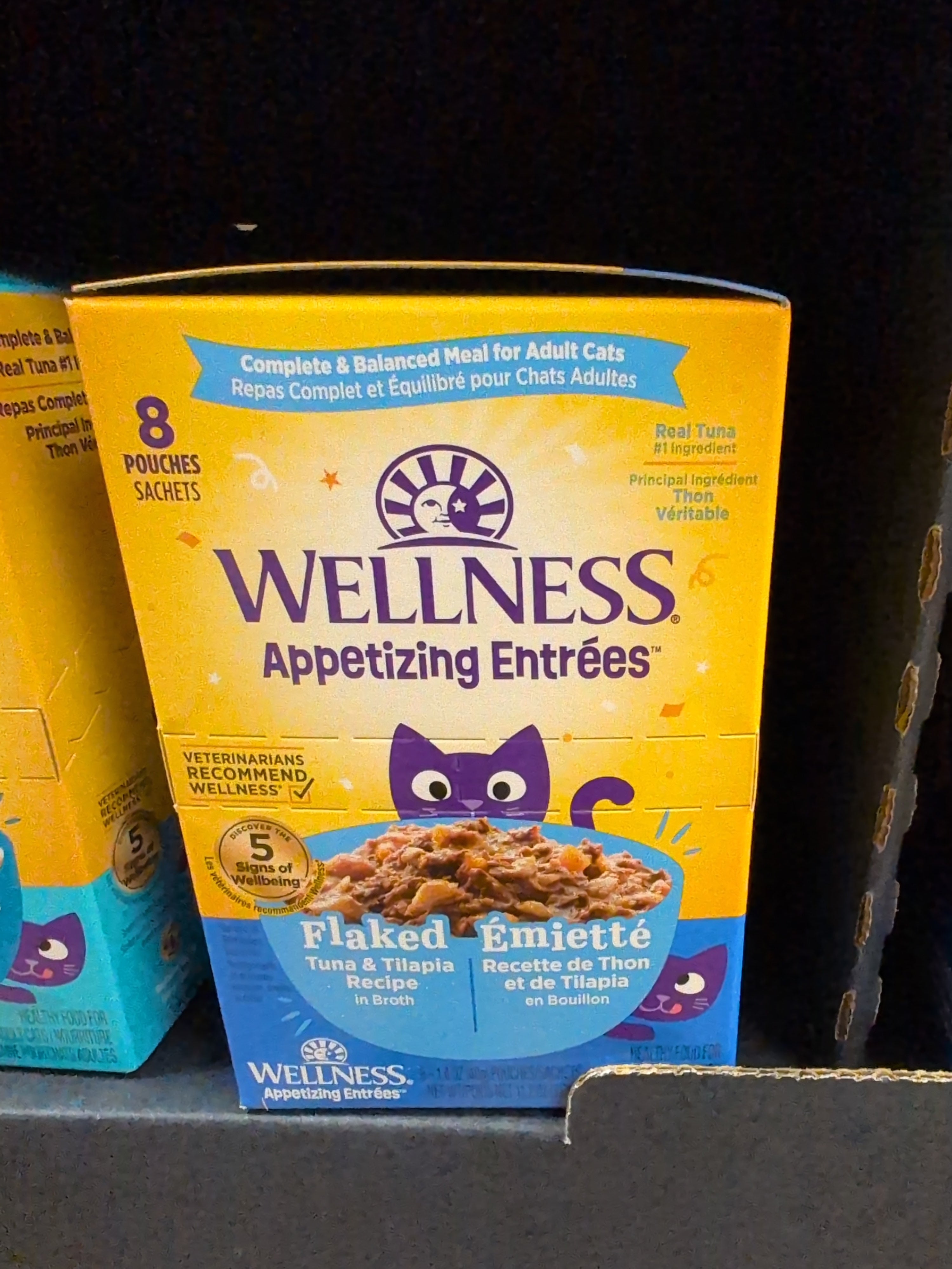 Wellness Appetizing Entrees, Adult Cat Food Pouches