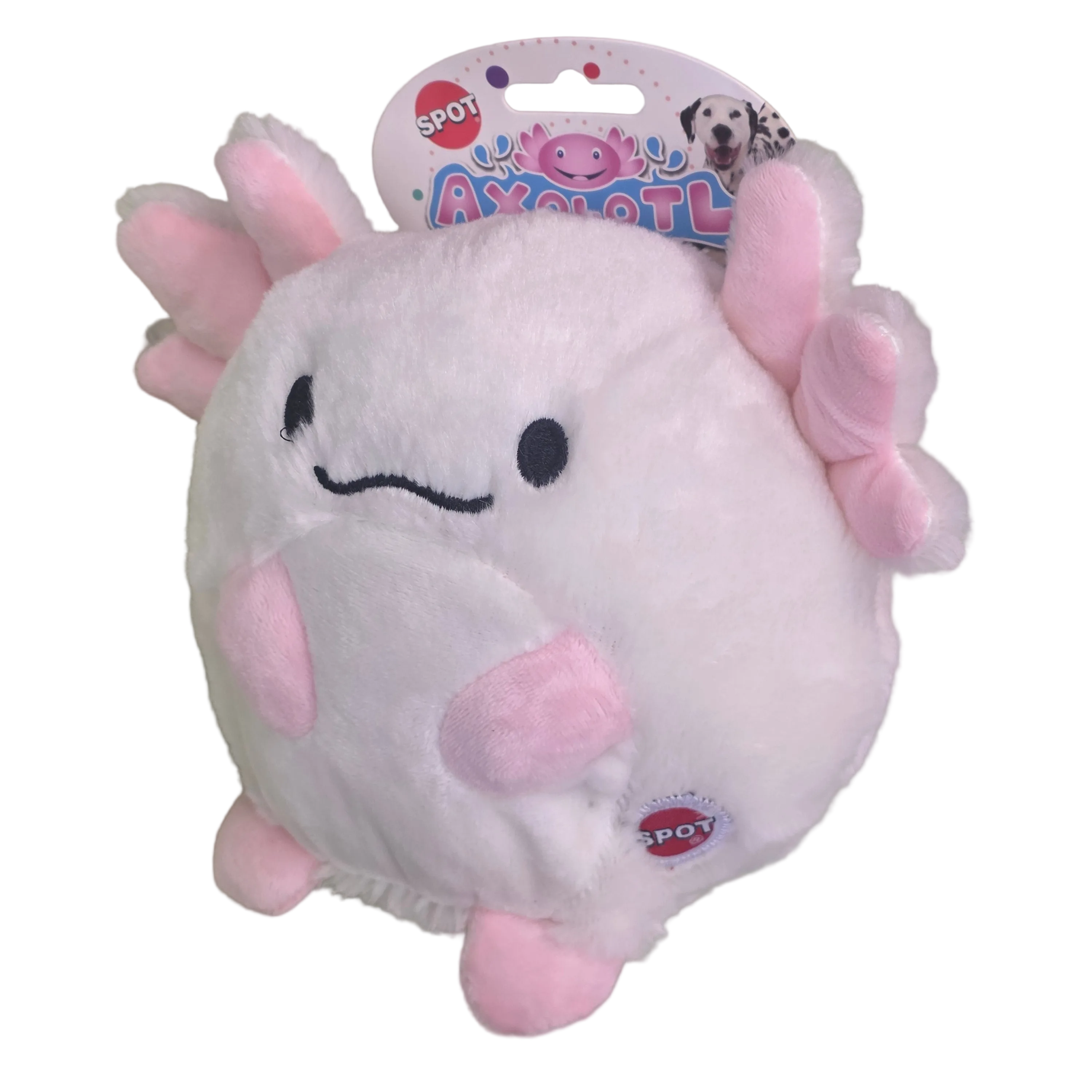 SPOT Axolotl Butter Ball Dog Toy, Medium, 7"