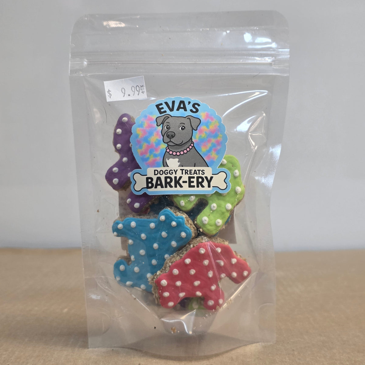 Eva's Doggy Treats, Iced Cookies, Animals Crackers, 8 pack