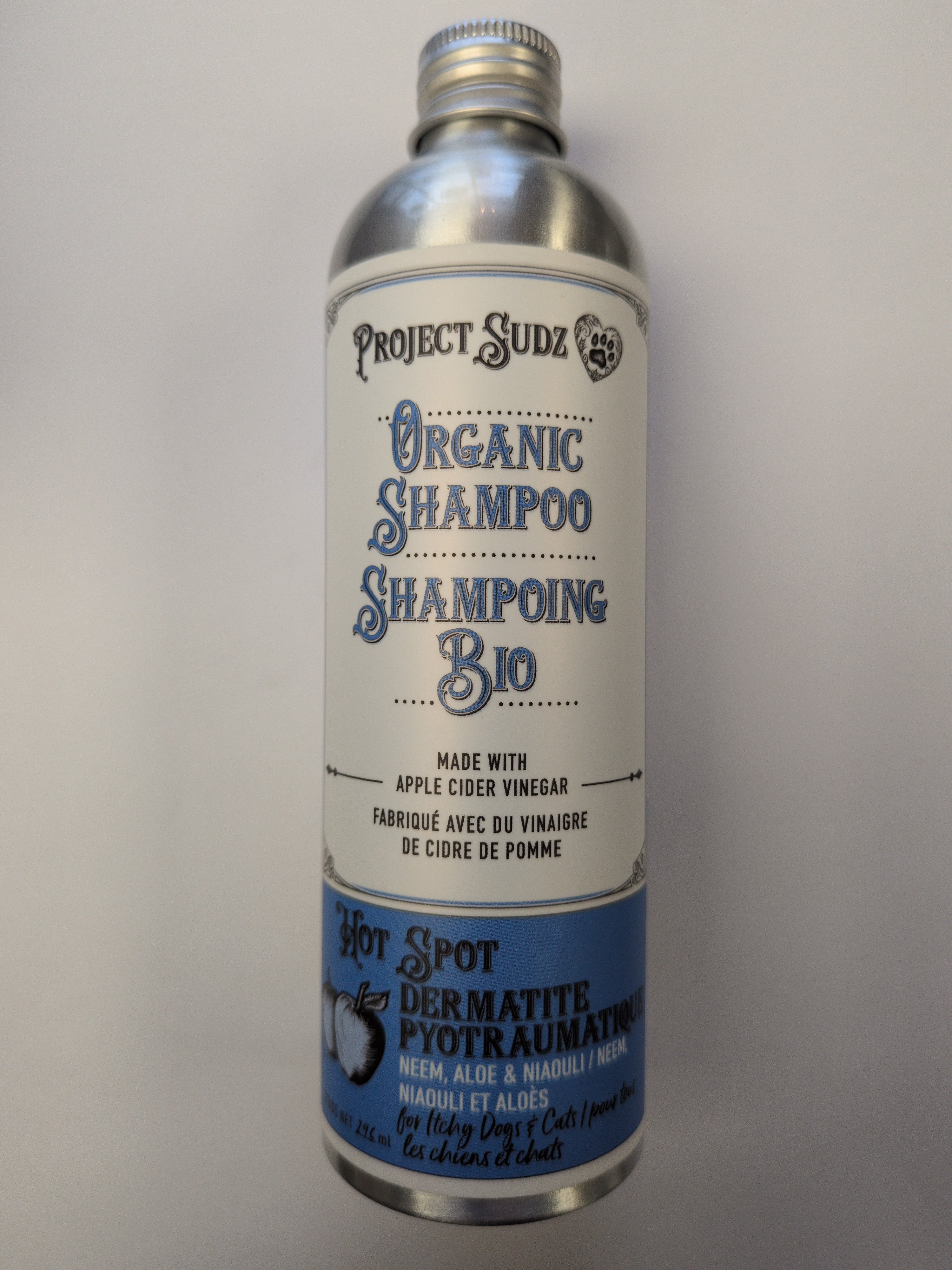 PROJECT SUDZ Hot Spot Pet Shampoo w/ Neem & Niaouli, 296ml