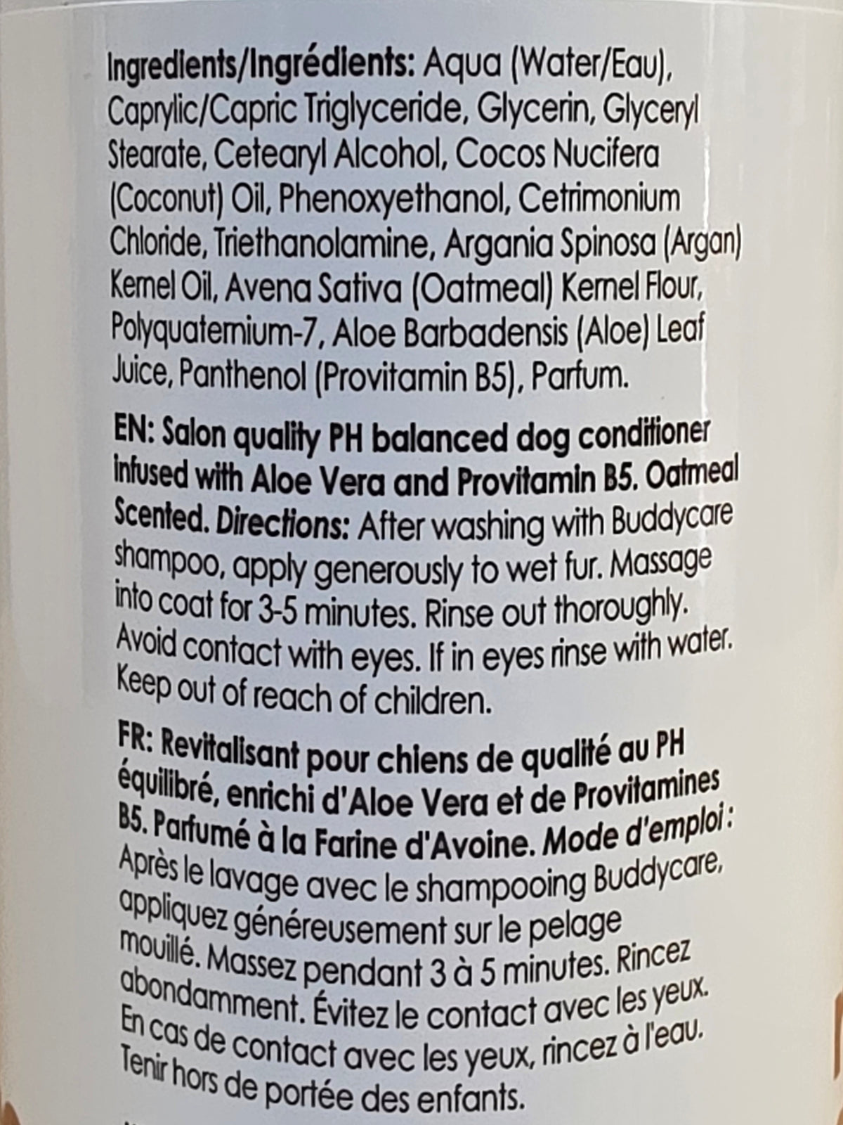 Buddy Care Oatmeal Conditioner for Dogs, 500ml